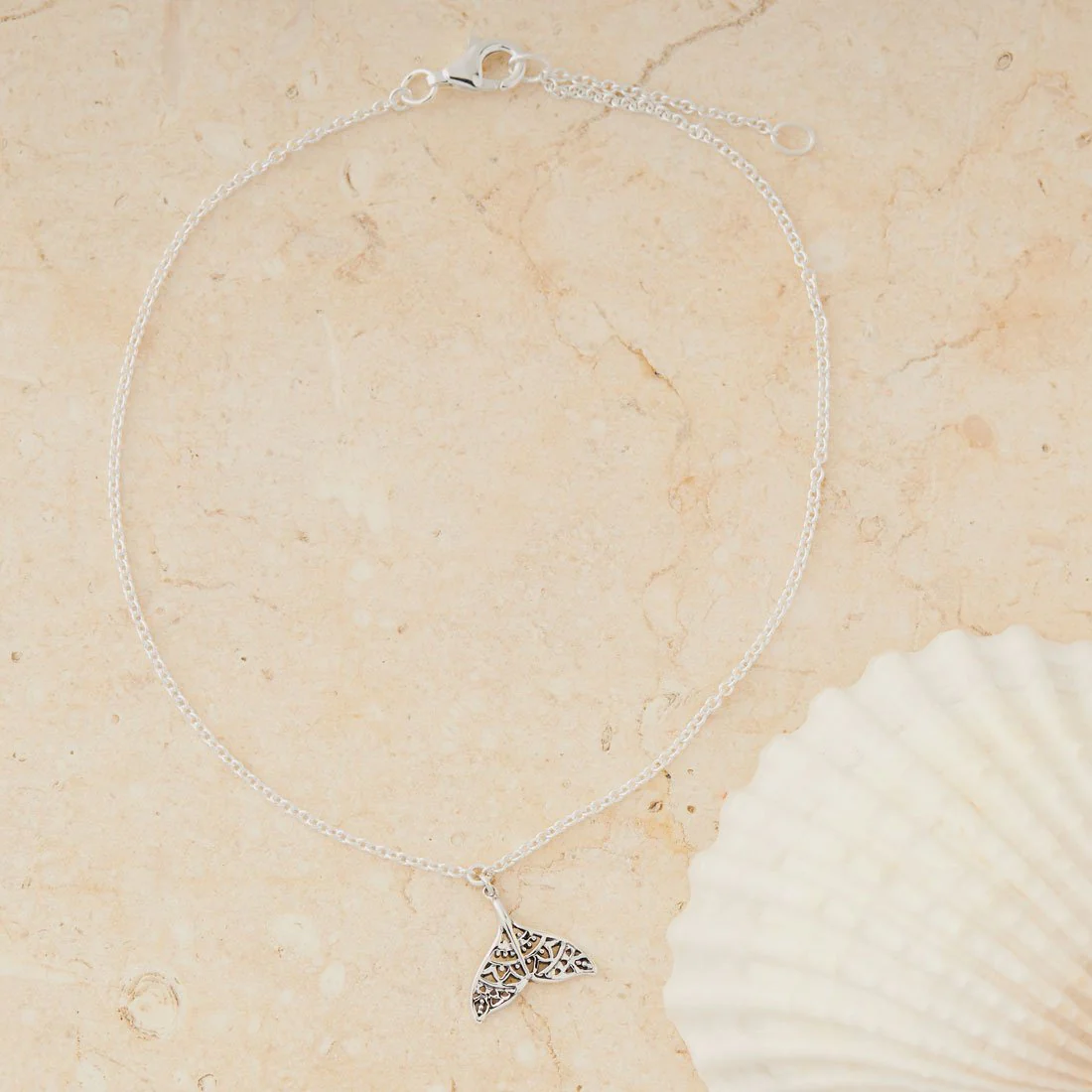 Mandala Dolphin Tail Anklet - Image 3