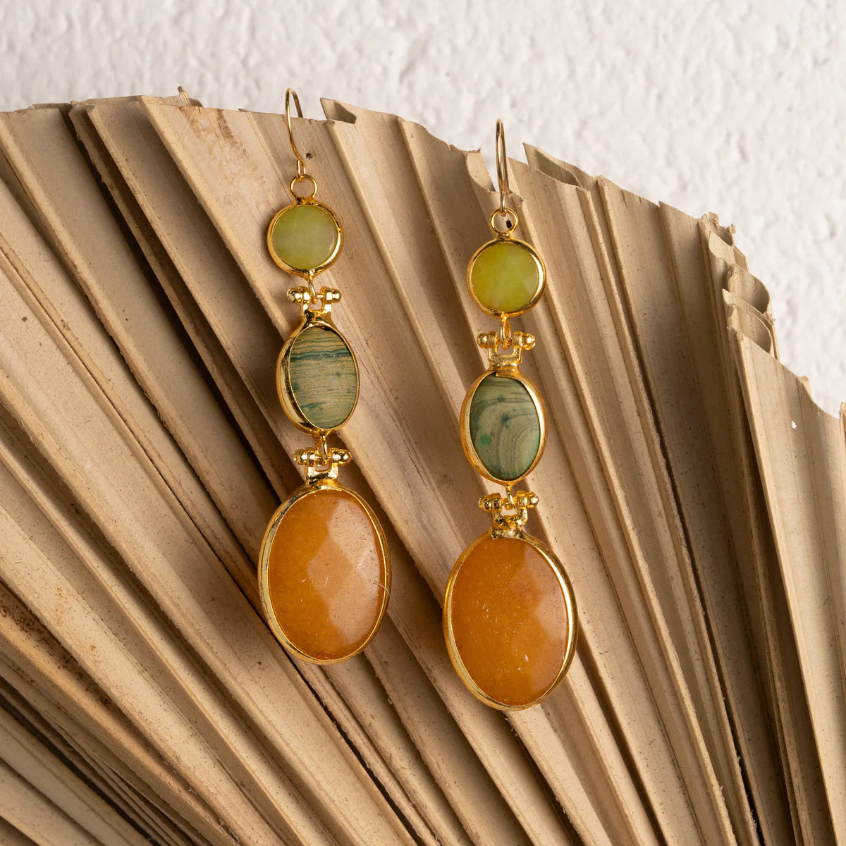 Akara Triple Drop Earrings