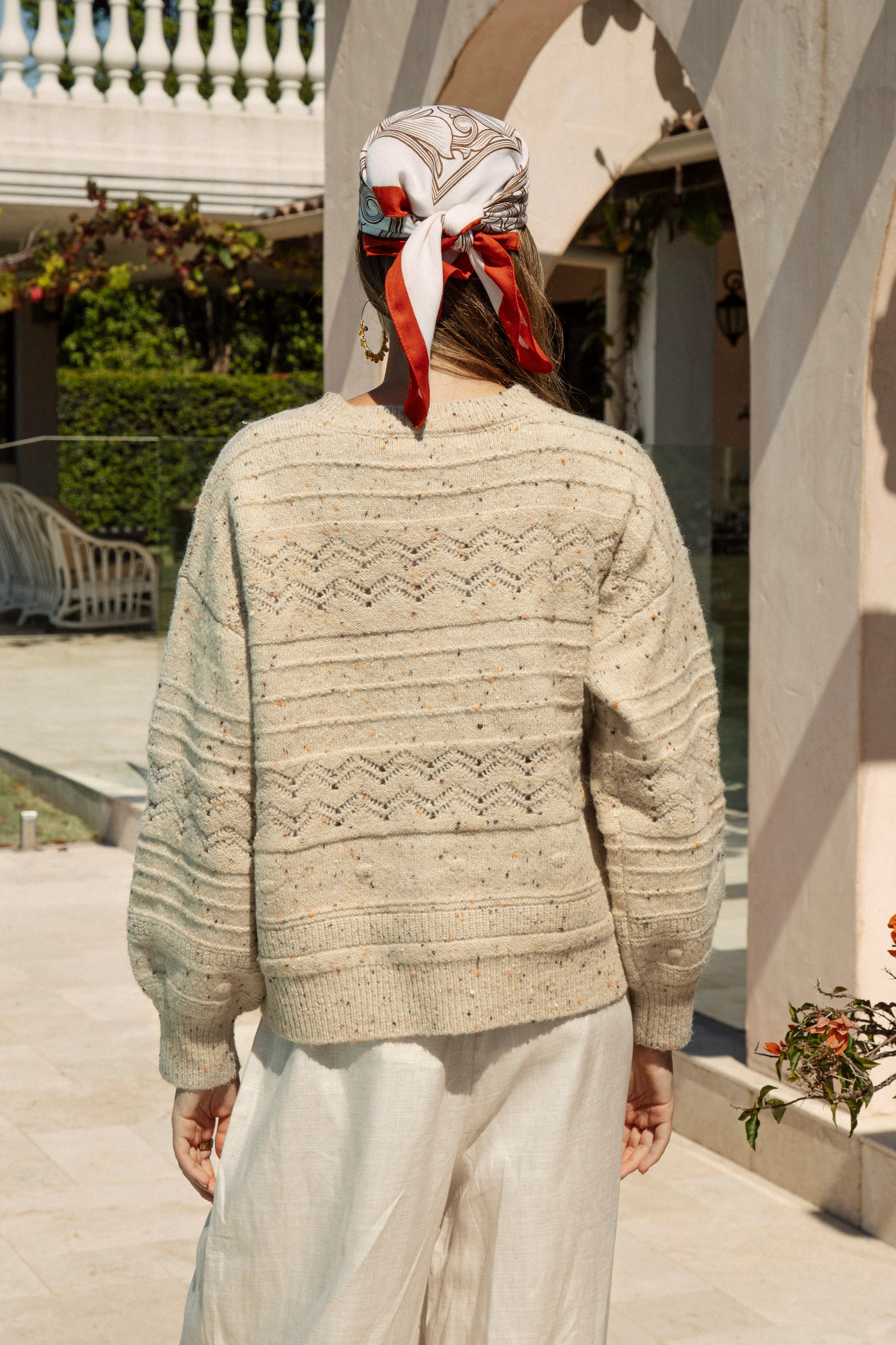 Amalfi Sweater - Sand - Image 4