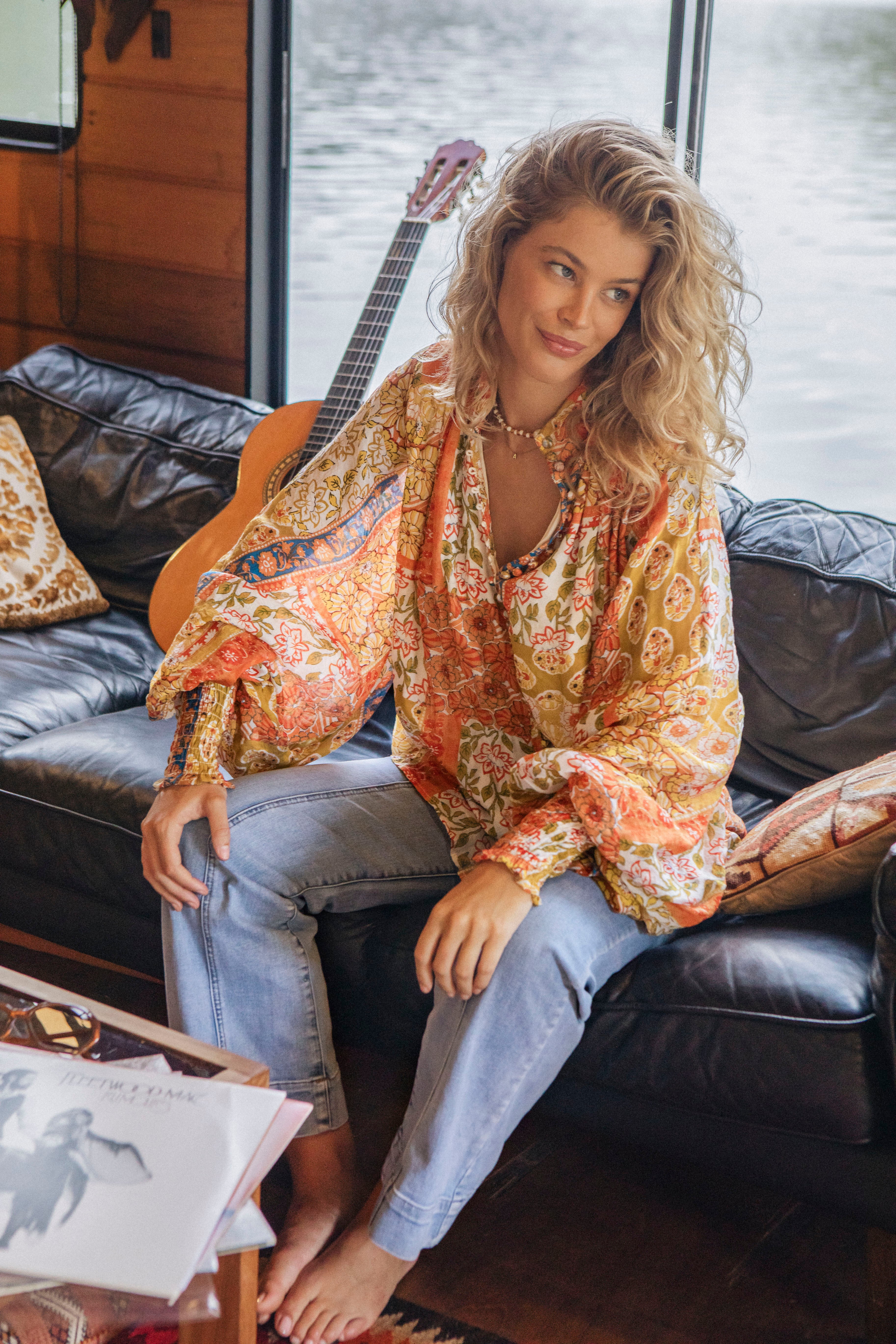 Aurora Blouse - Gold Dust - Image 5