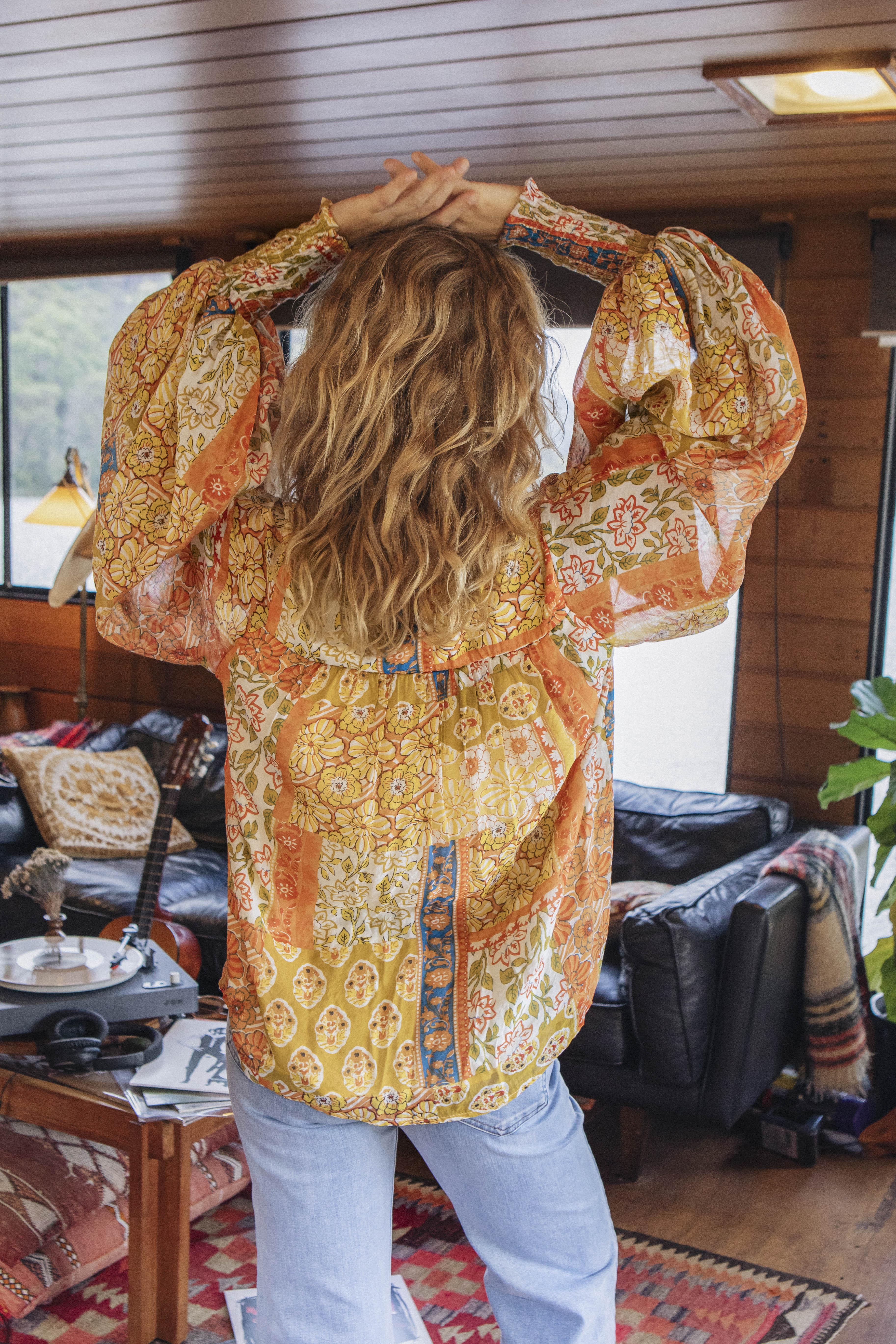 Aurora Blouse - Gold Dust - Image 6