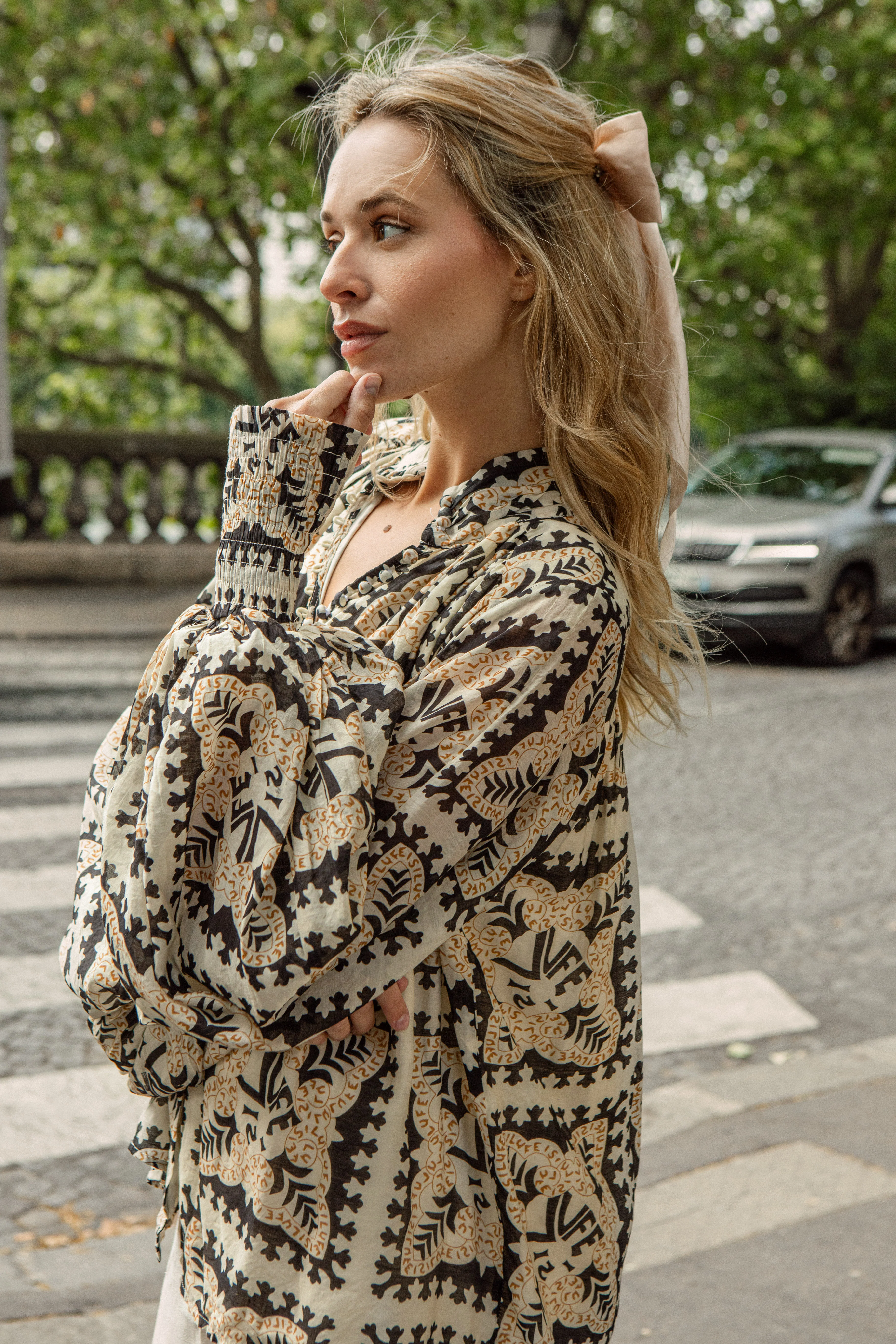Aurora Blouse - Noir - Image 5