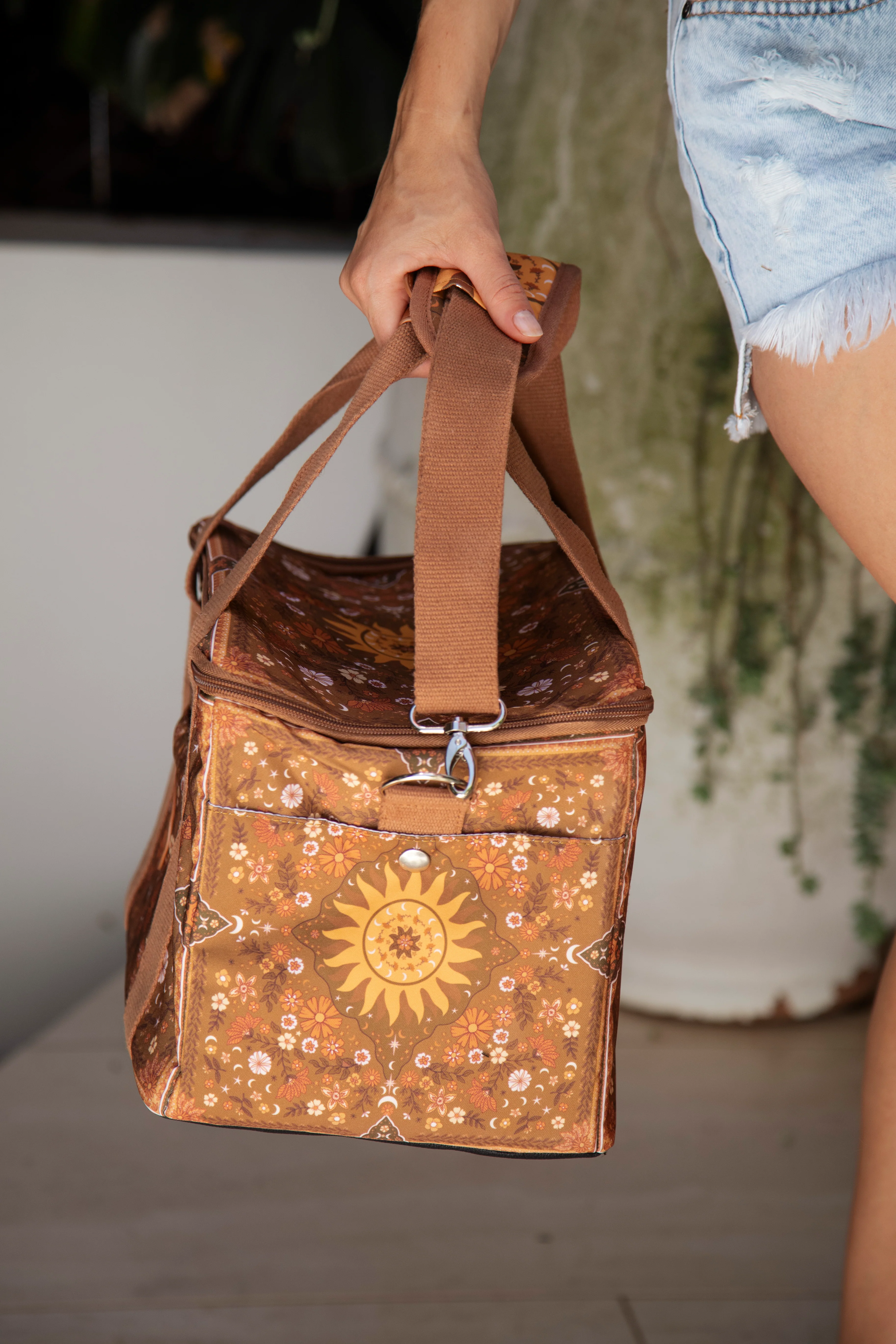 Boho Sun Mini Cooler - Brown - Image 2