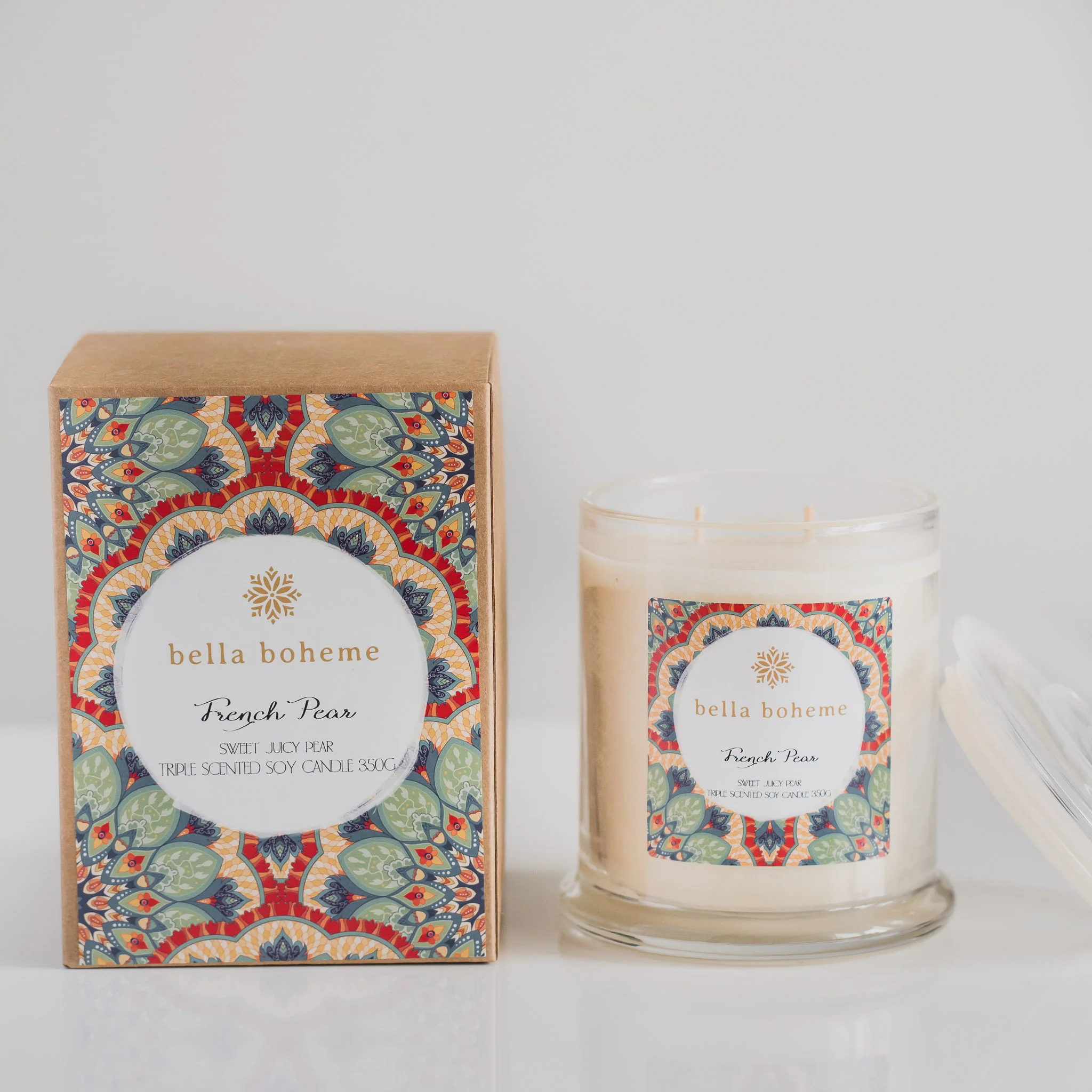 Bella Boheme Candle - French Pear - Image 2