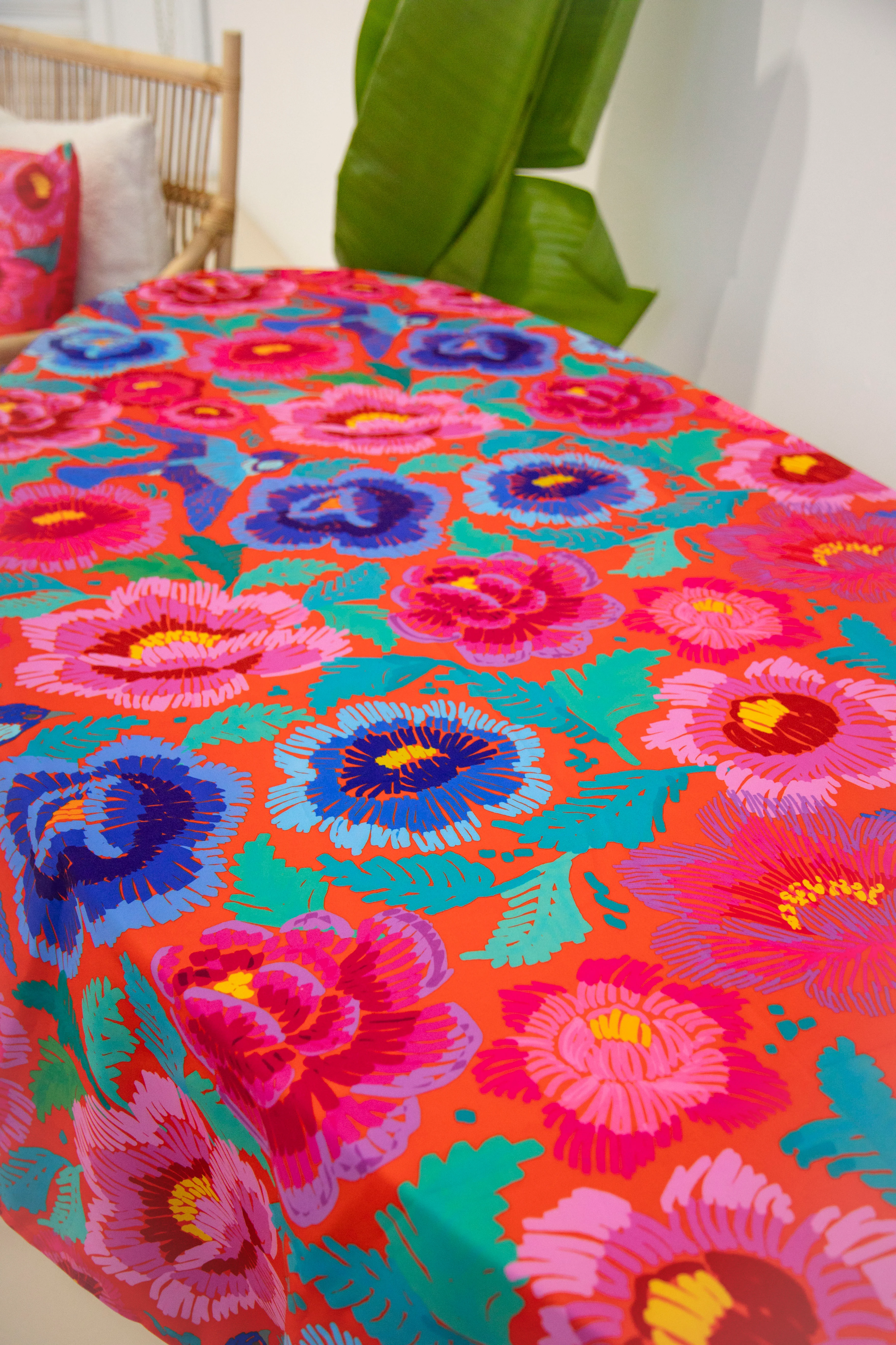Canvas Tablecloth - Birds and Roses - Image 2