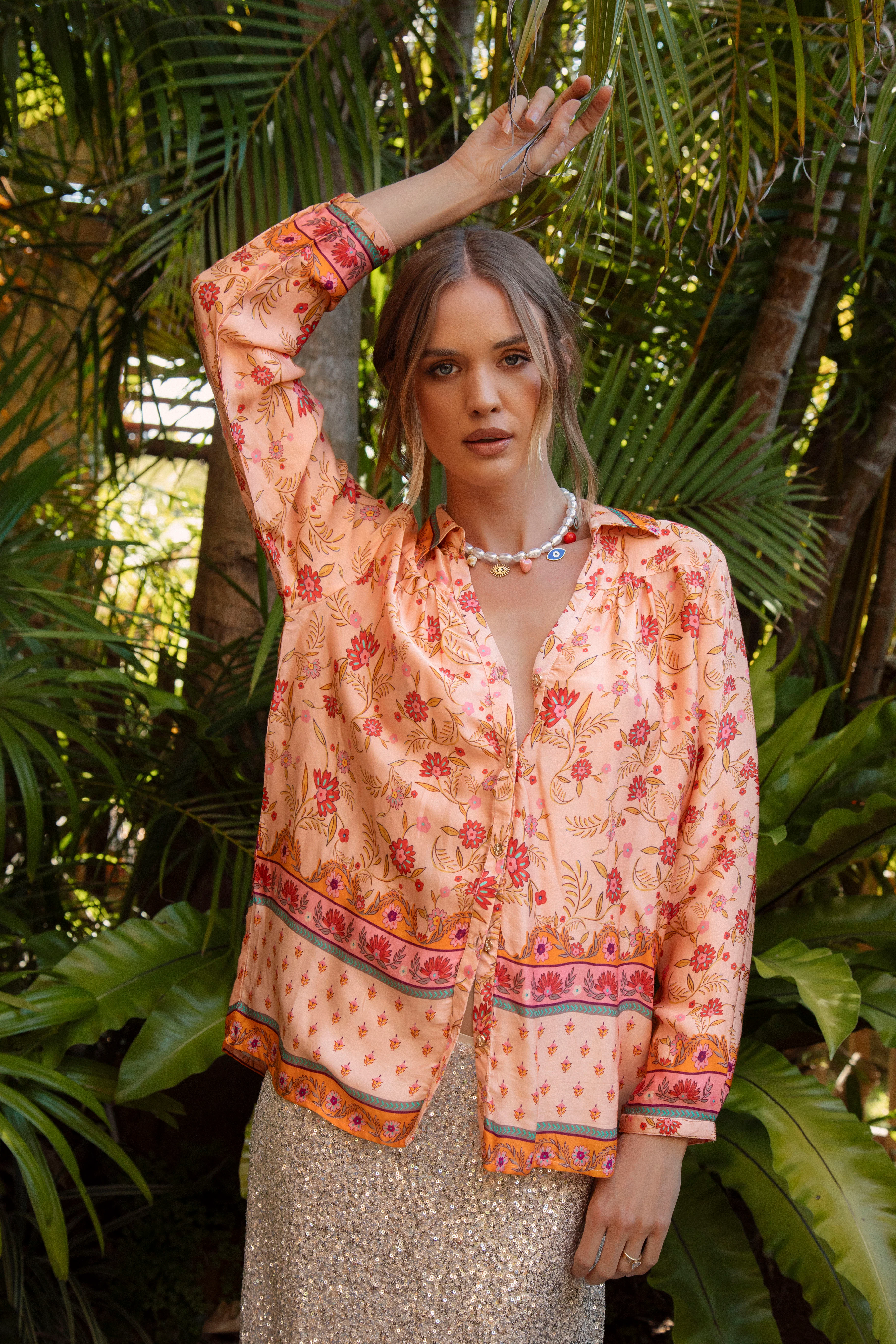 Carnivale Shirt - Peach - Image 6