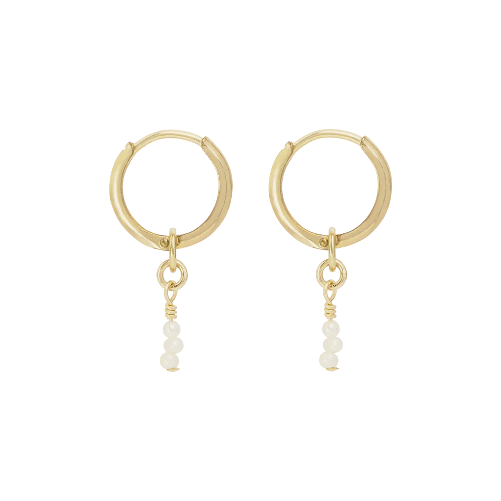 Claire Mini Hoops - Gold