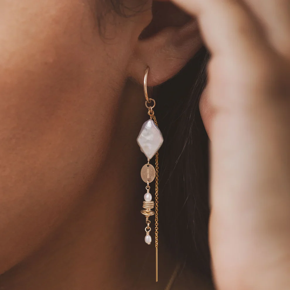 Clementine Earrings - Gold - Image 2