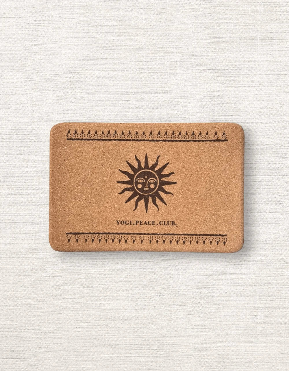 Cork Yoga Block - Sun - Image 3