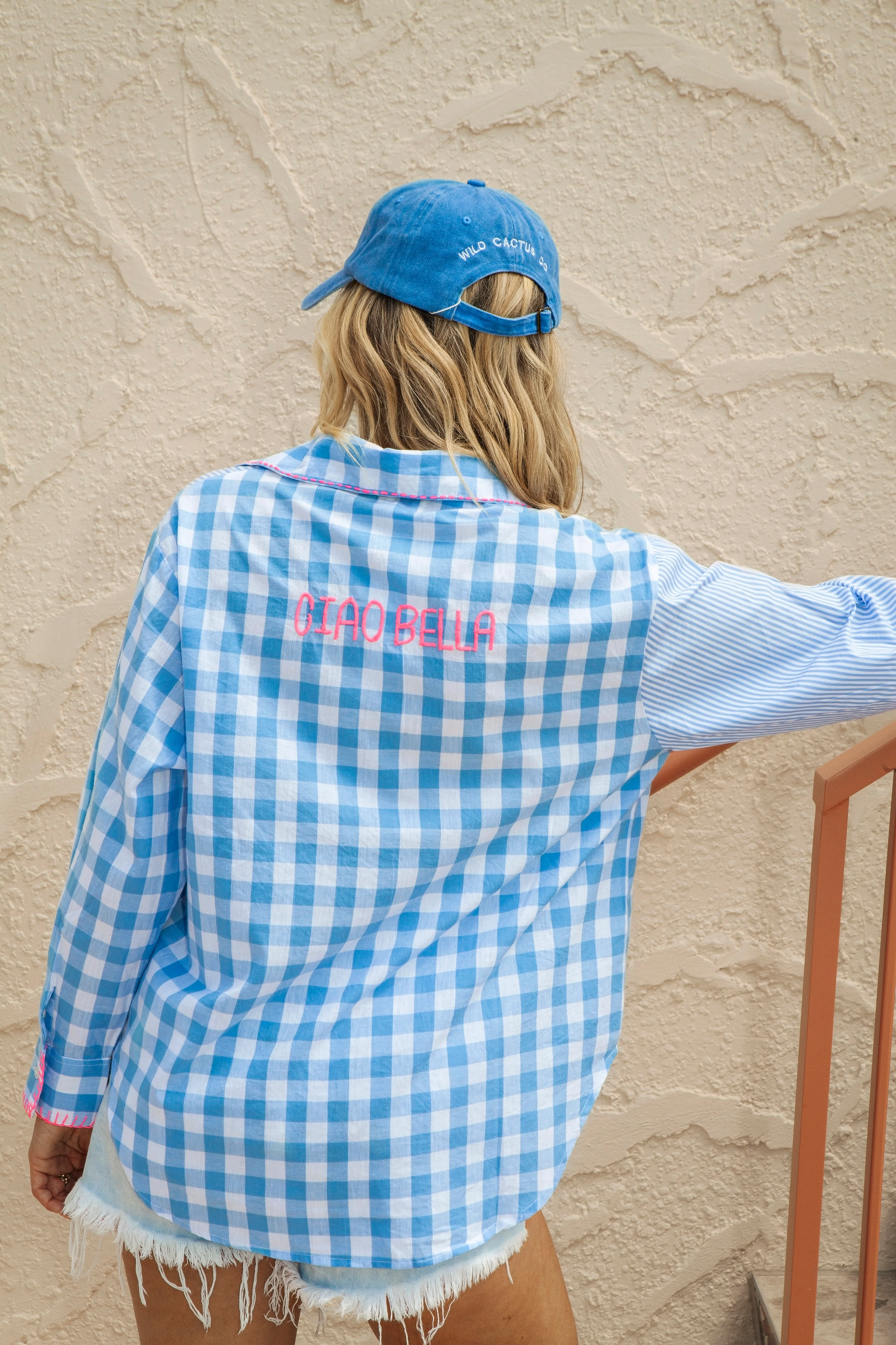 Cosmo Shirt - Blue Check - Image 5