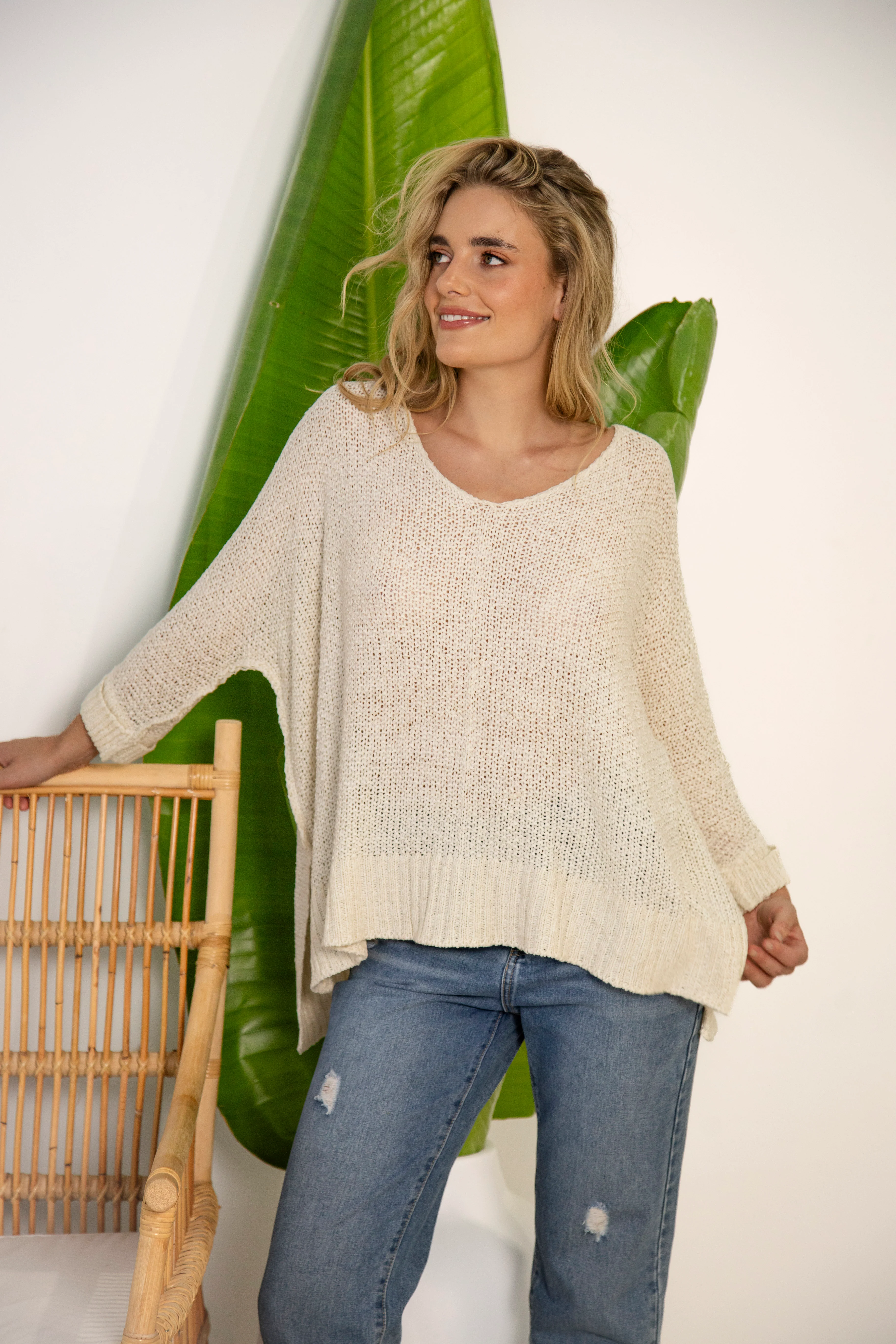 Cove Slouch Knit - Natural - Image 3