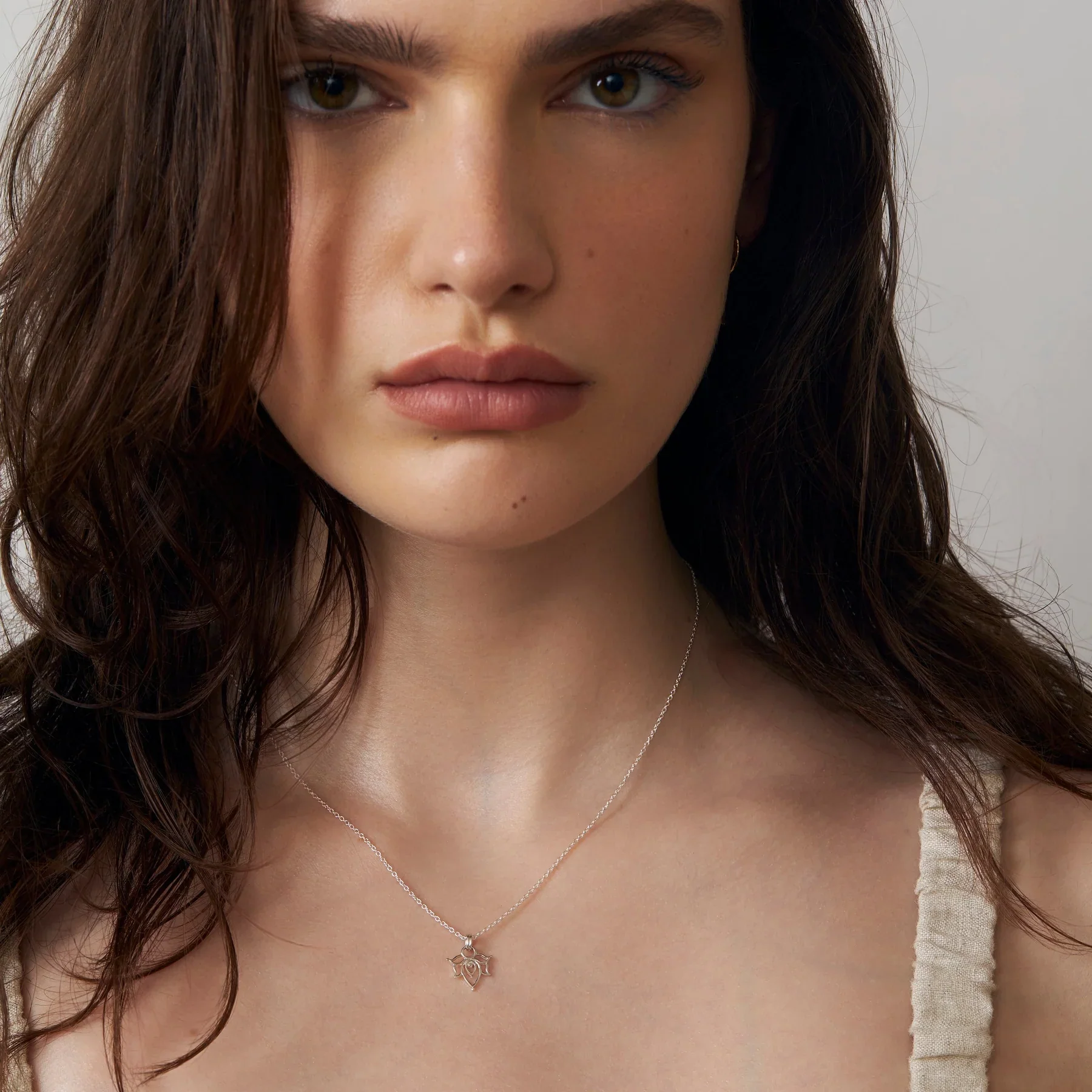 Dainty Lotus Necklace - Image 2