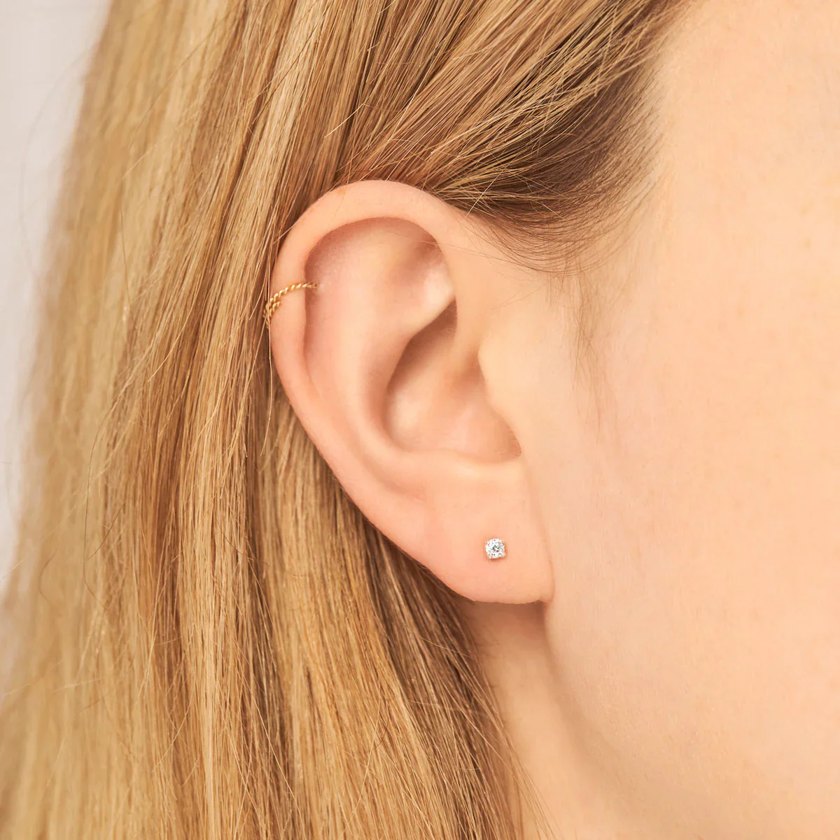 Delicate Crystal Studs - Image 2