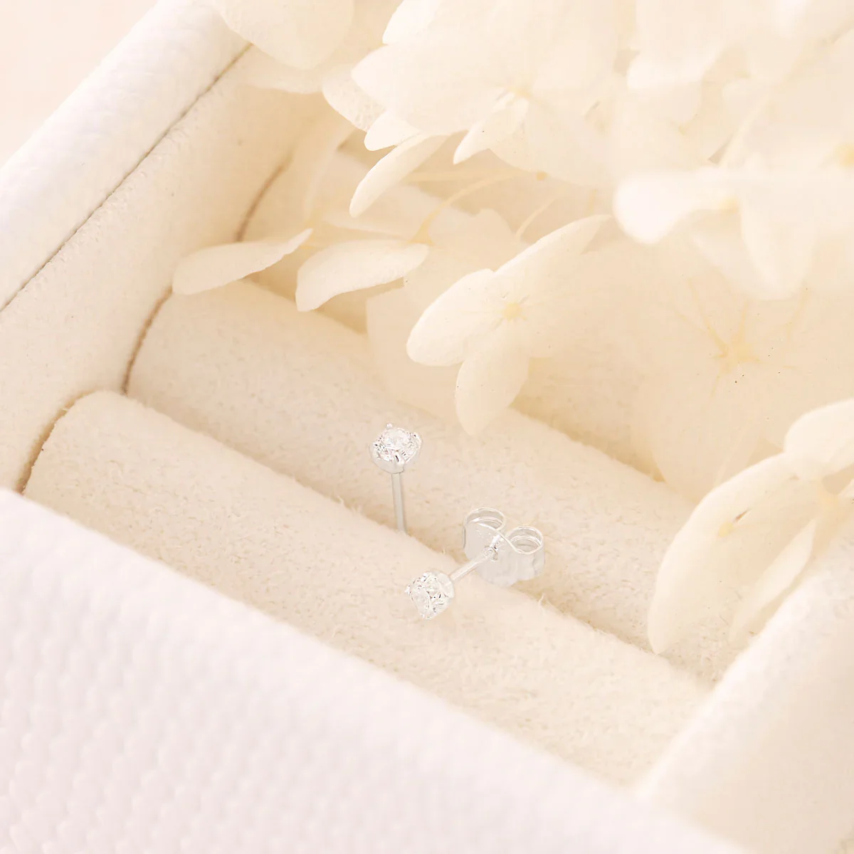 Delicate Crystal Studs - Image 3