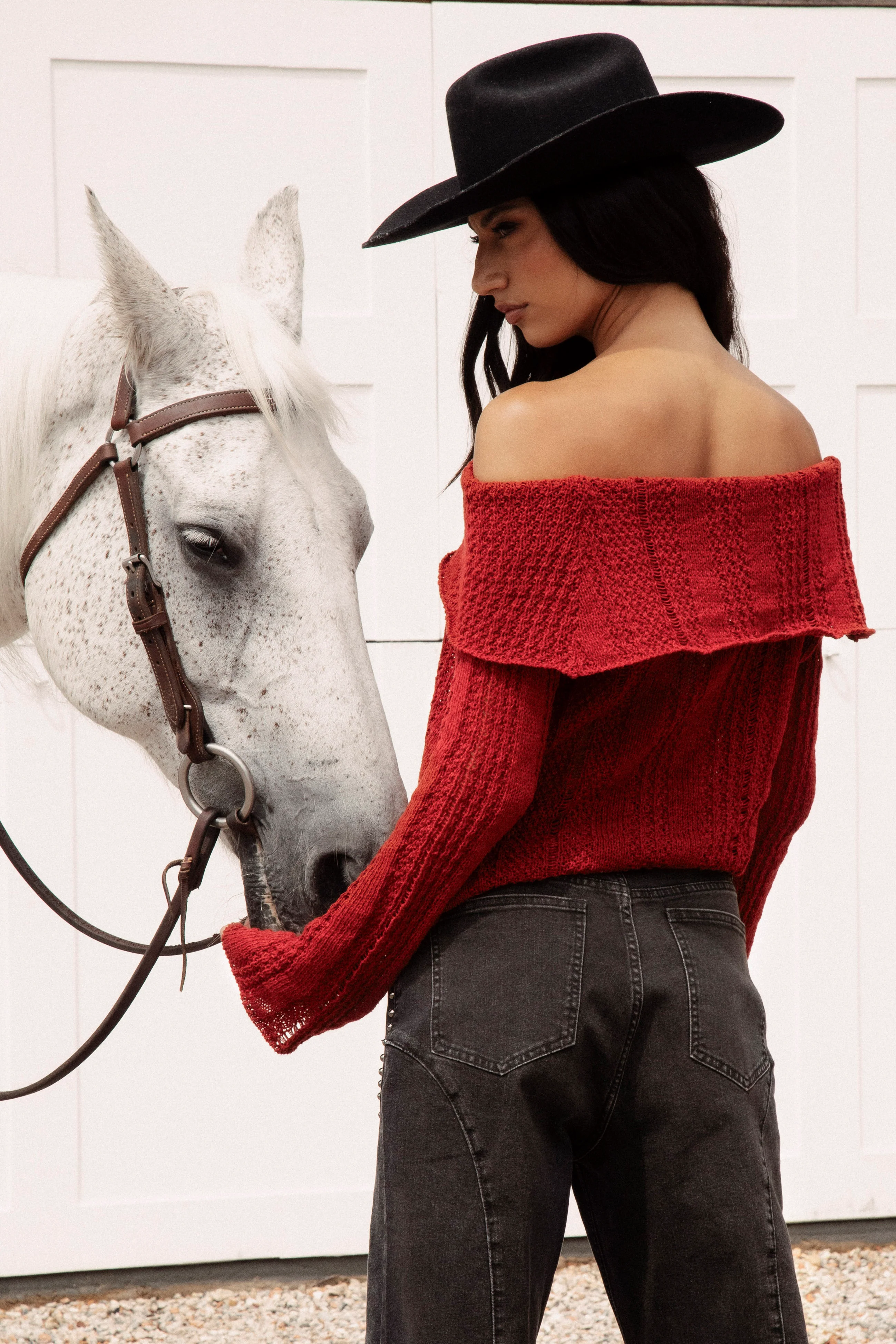 Destiny Knit Top - Red - Image 5