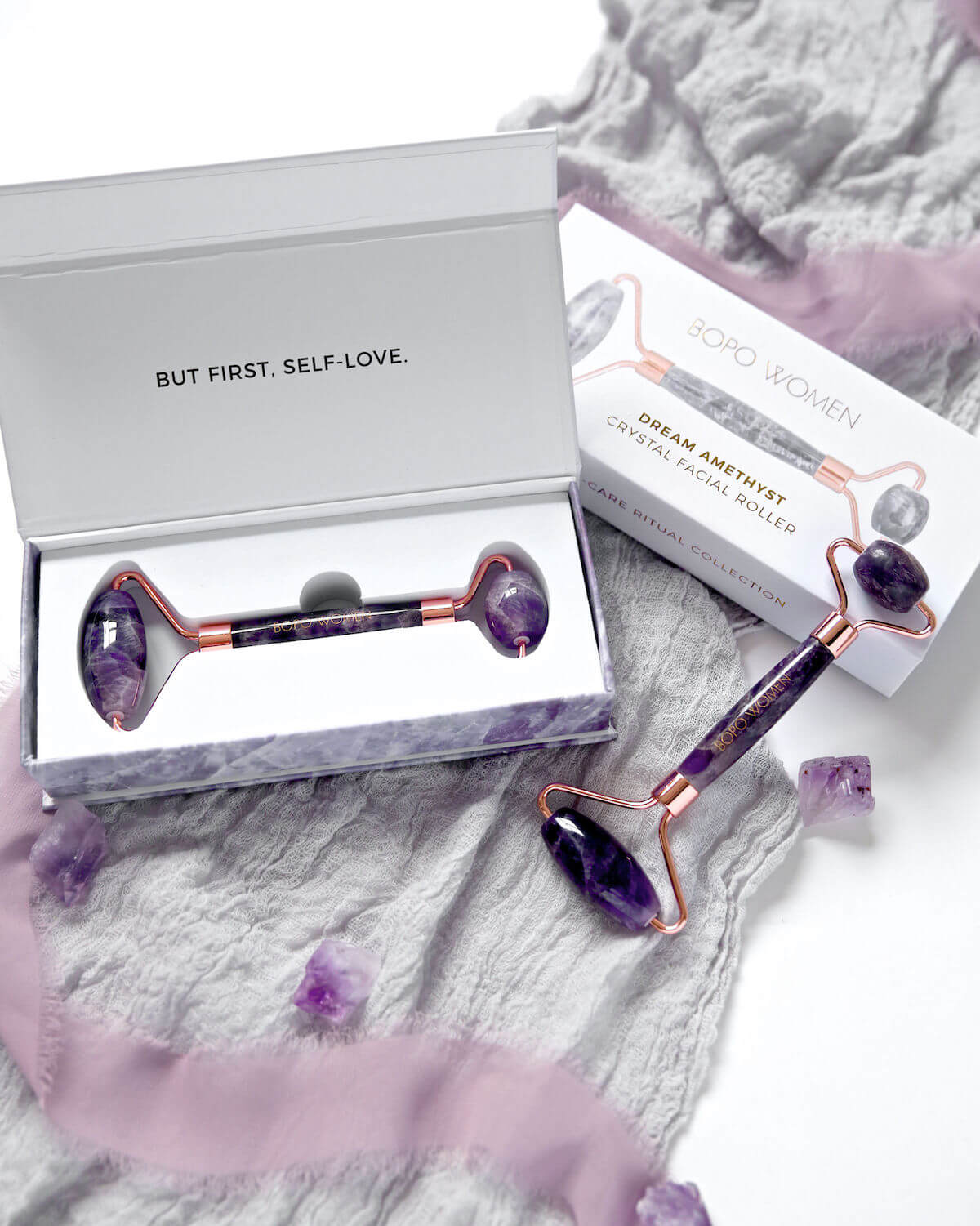 Dream Amethyst Facial Roller - Image 4