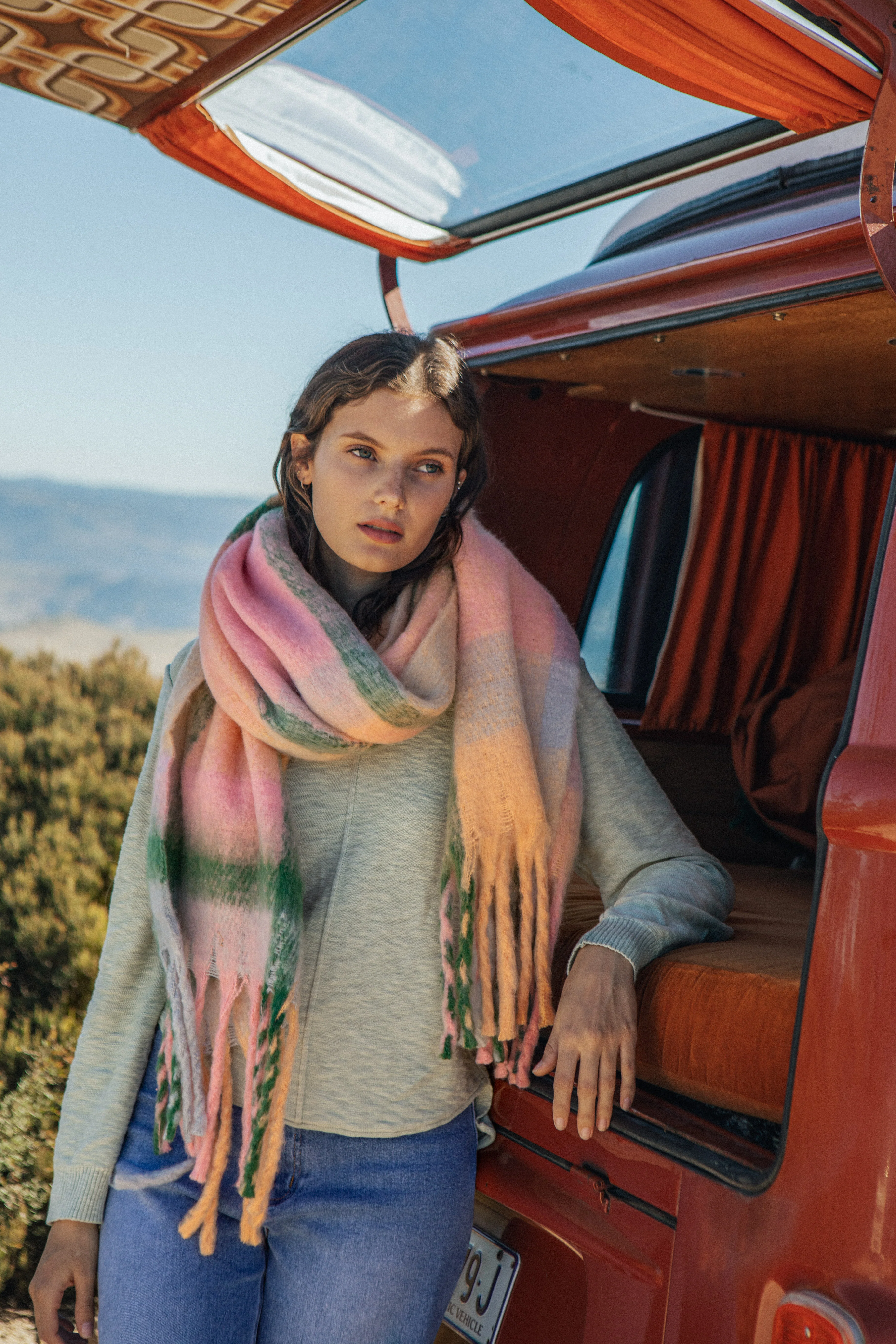 Snuggle Scarf - Winter Sunset - Image 2