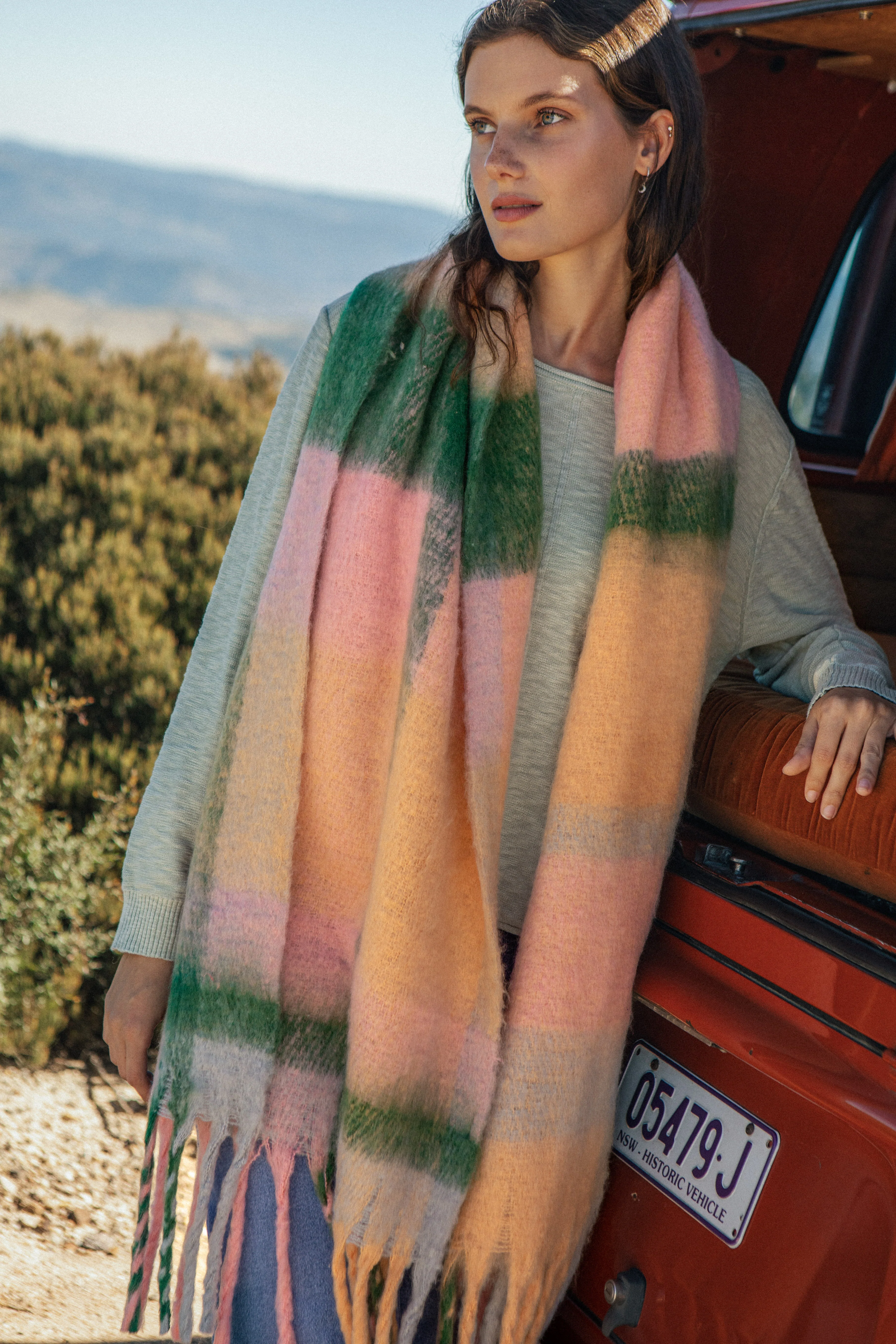 Snuggle Scarf - Winter Sunset - Image 3