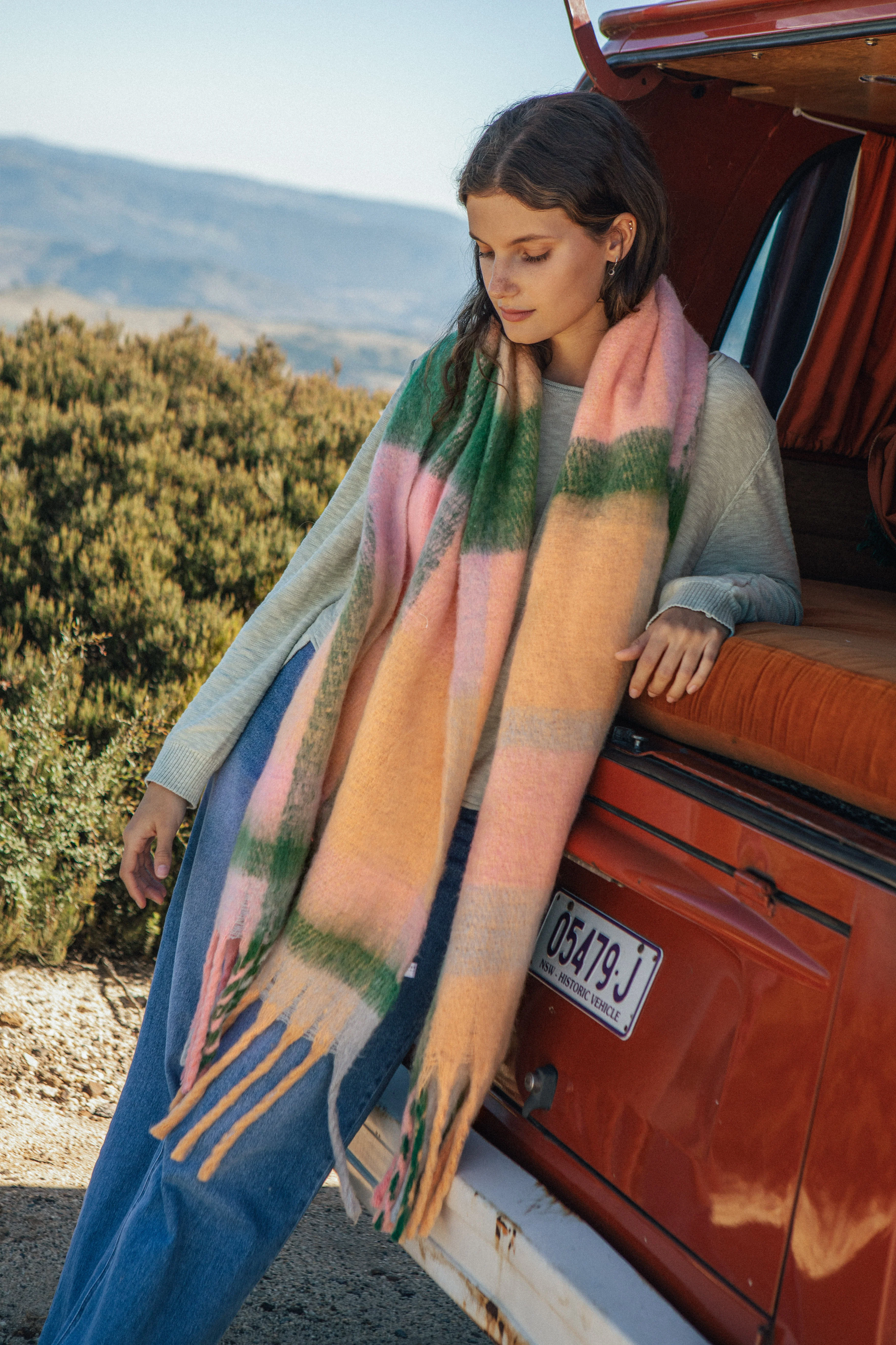 Snuggle Scarf - Winter Sunset - Image 4