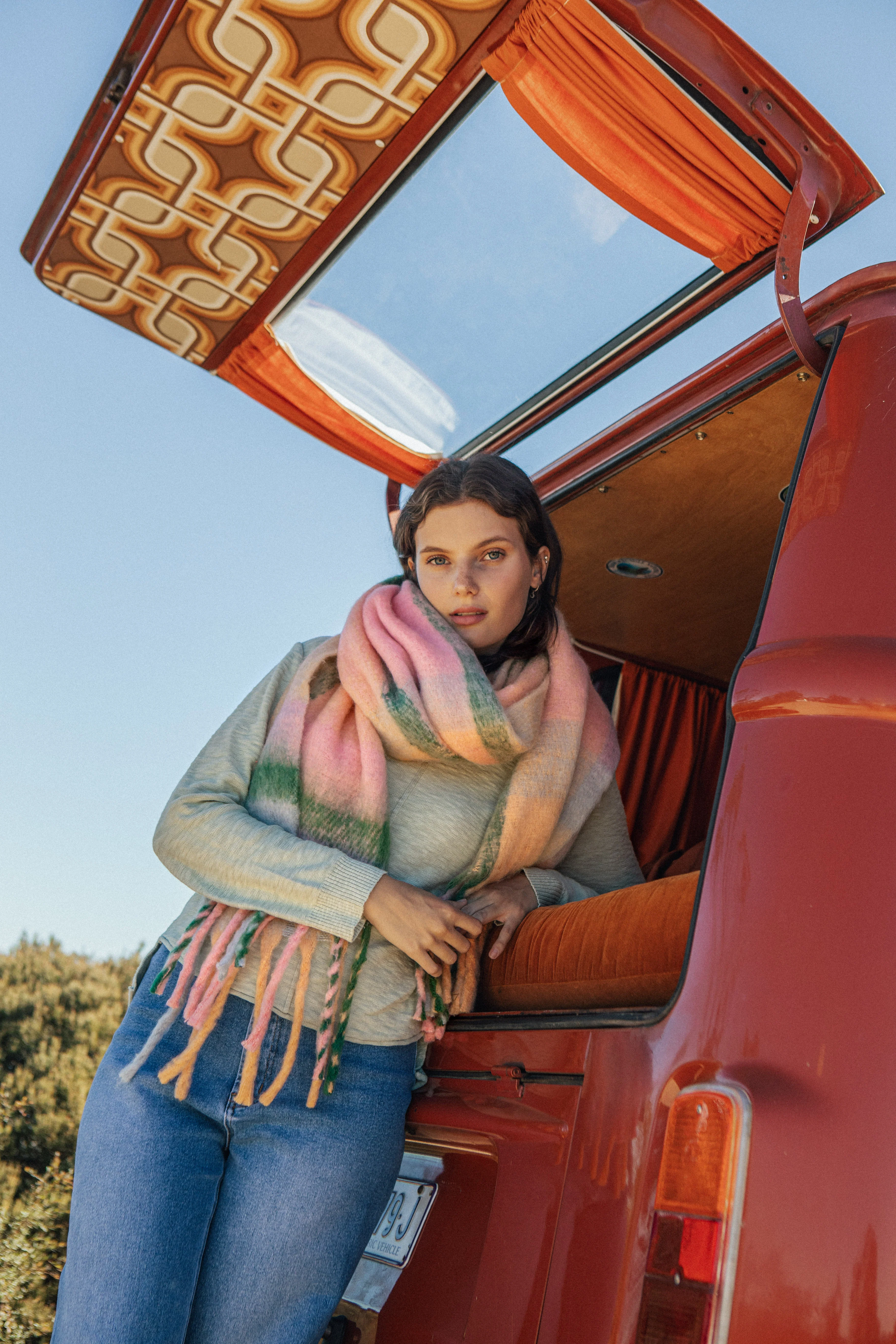 Snuggle Scarf - Winter Sunset - Image 5