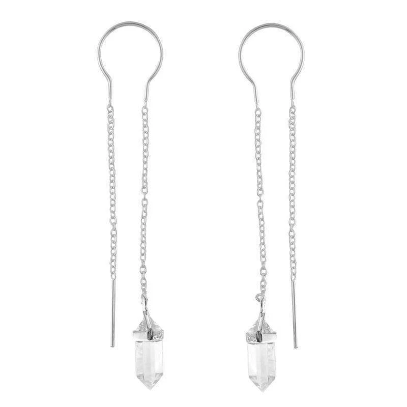 Starlight Crystal Clear Quartz Threader