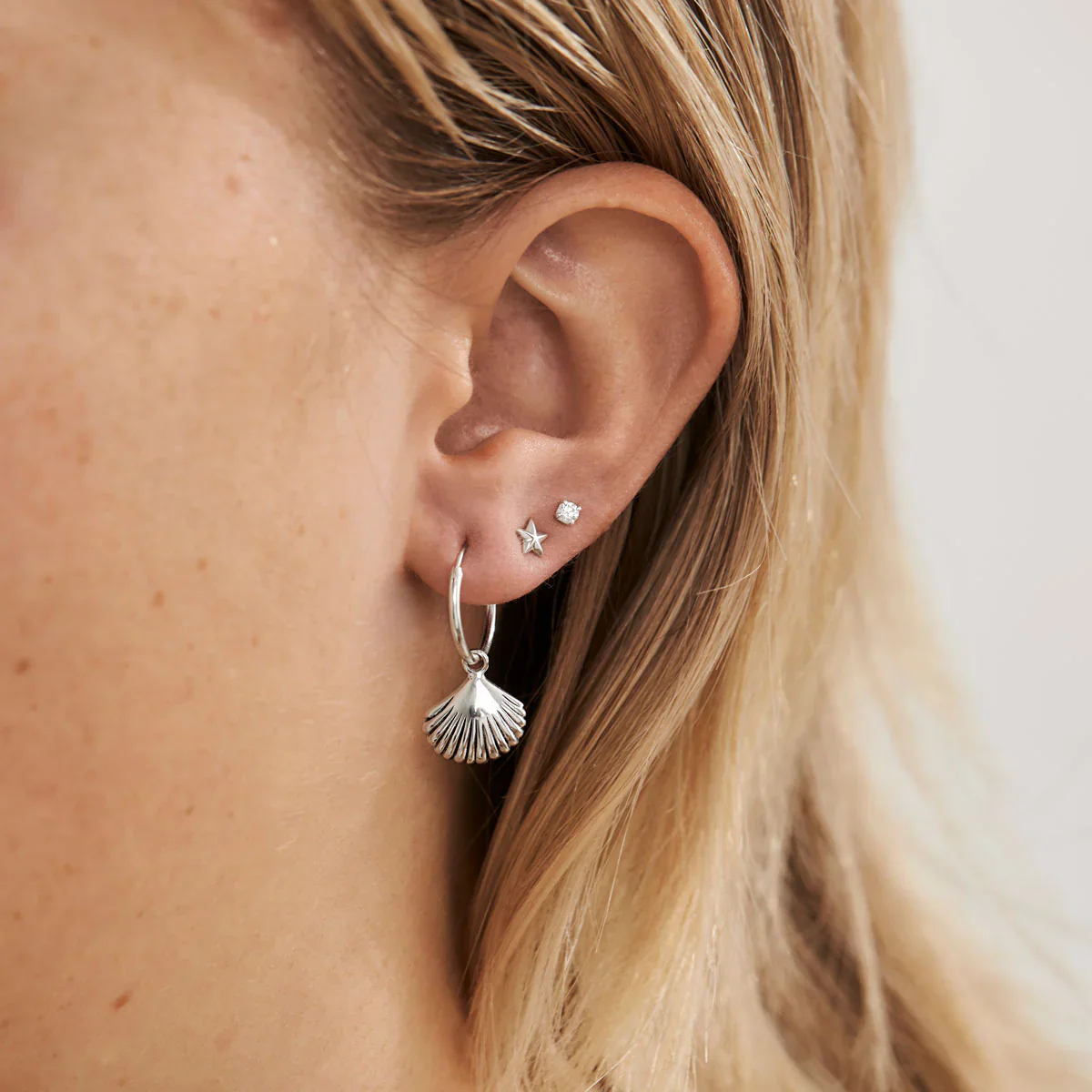 Seashell Hoops - Image 2