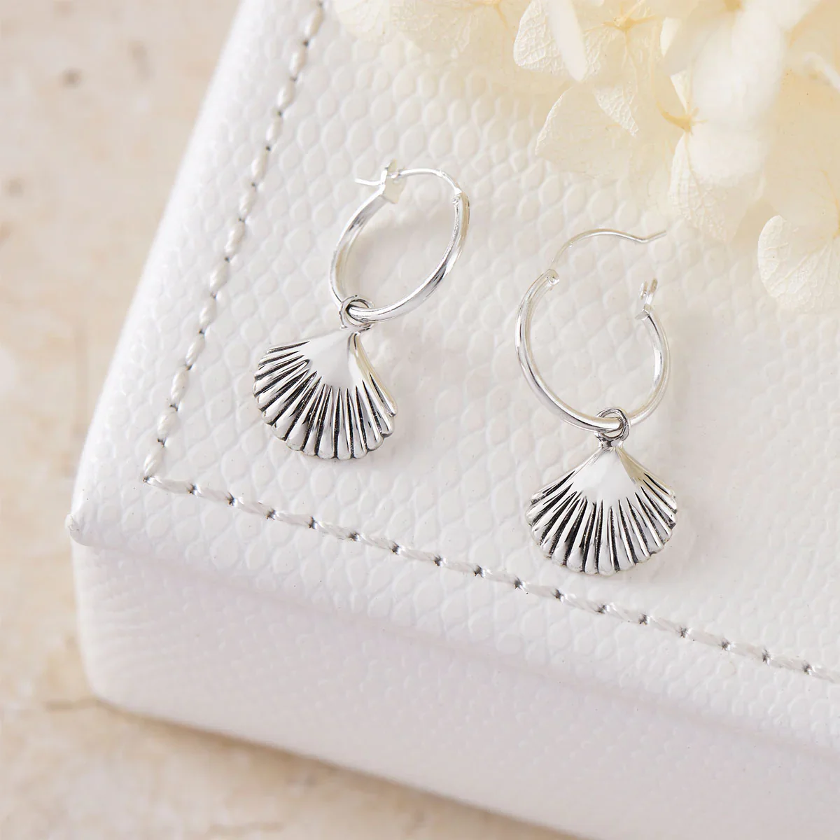 Seashell Hoops - Image 3