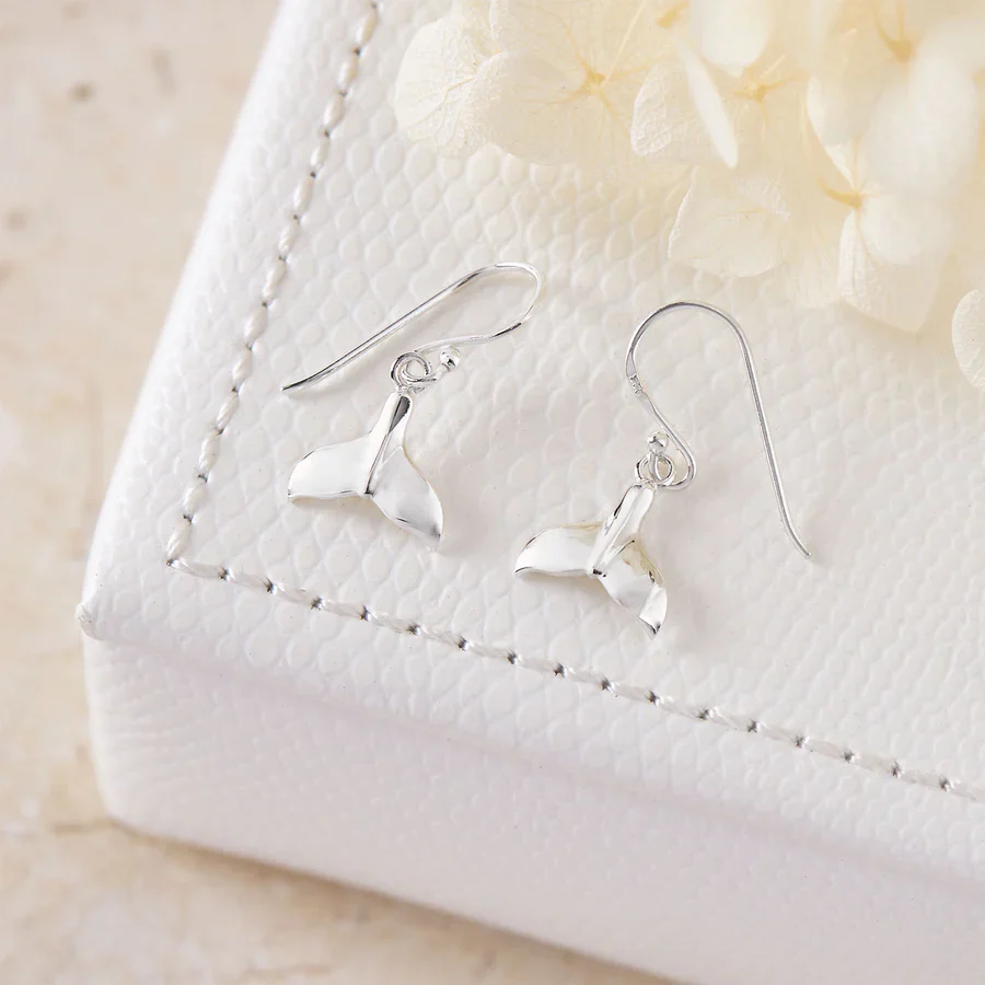 Avalon Whale Tail Earrings - Image 3