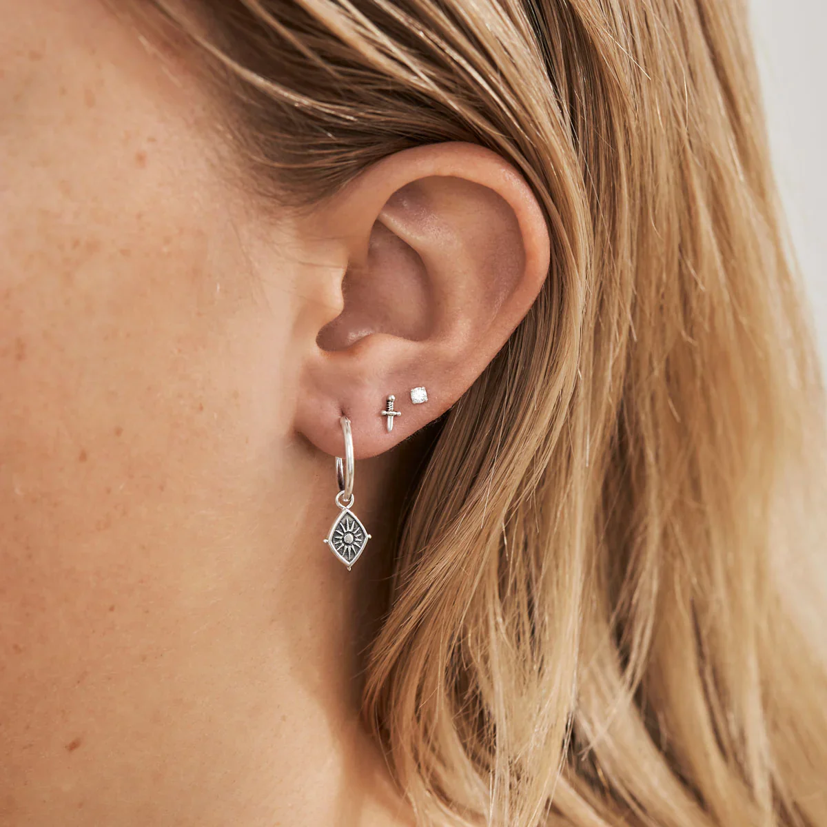 Rising Sol Hoops - Image 2