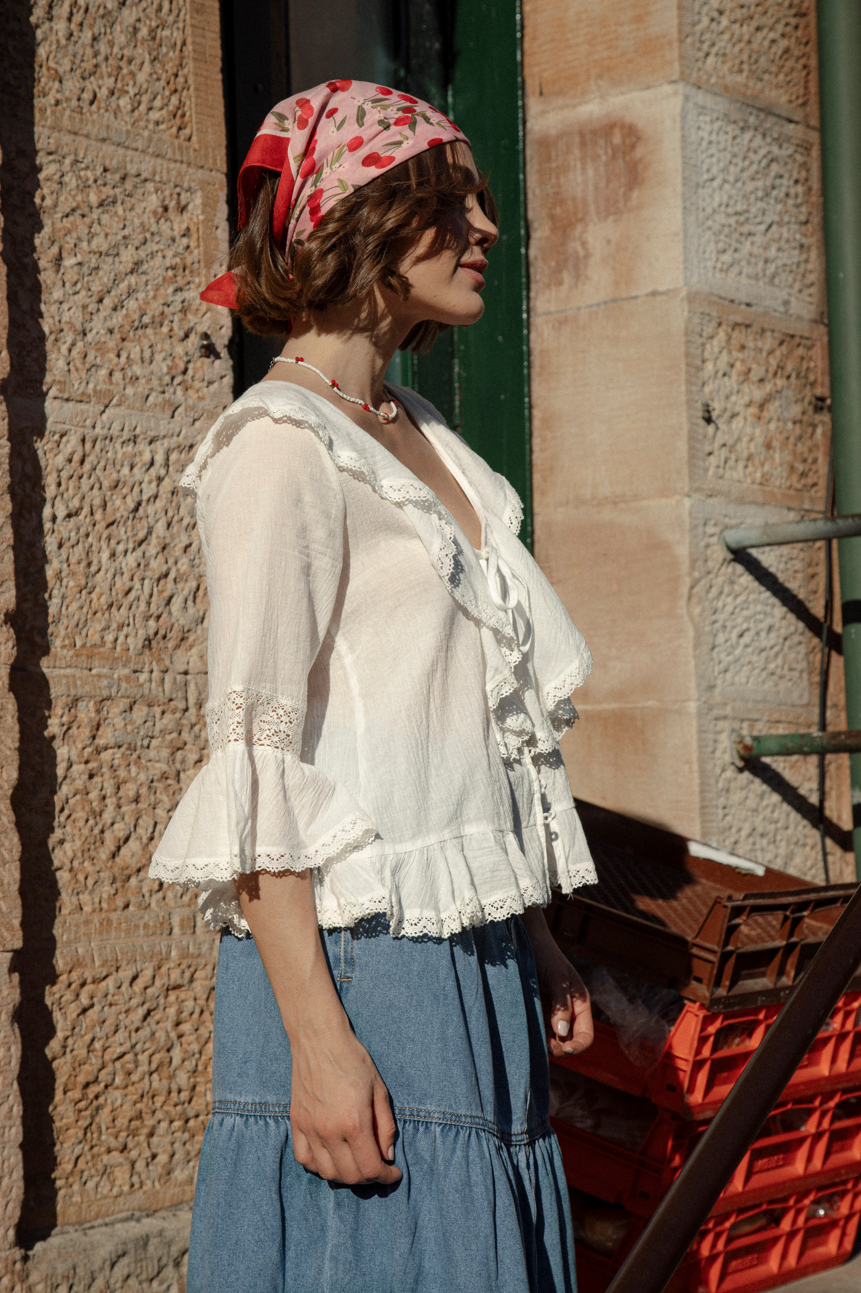 Elena Blouse - Bisque - Image 5