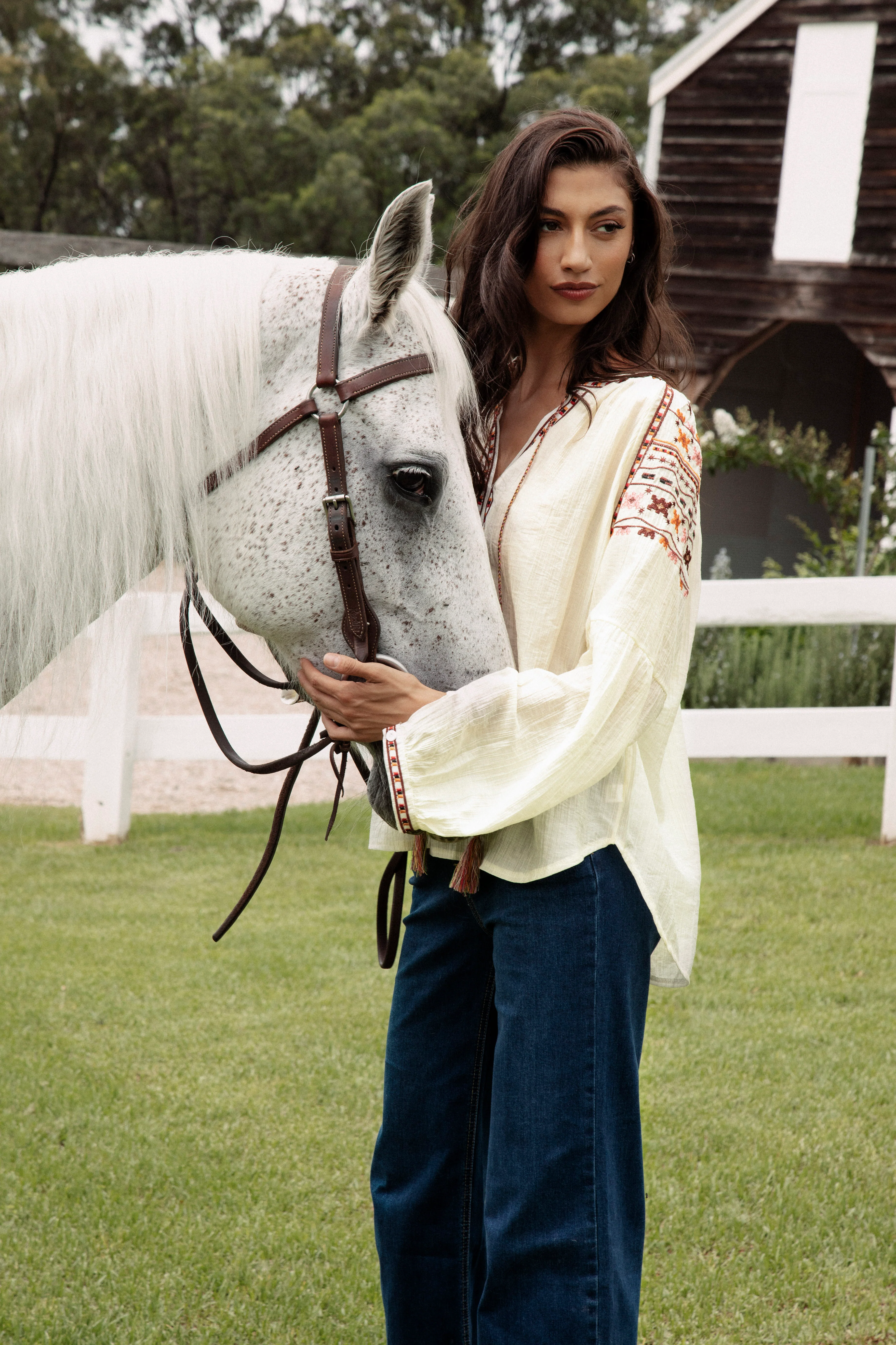 Eve Embroidered Blouse - Image 2