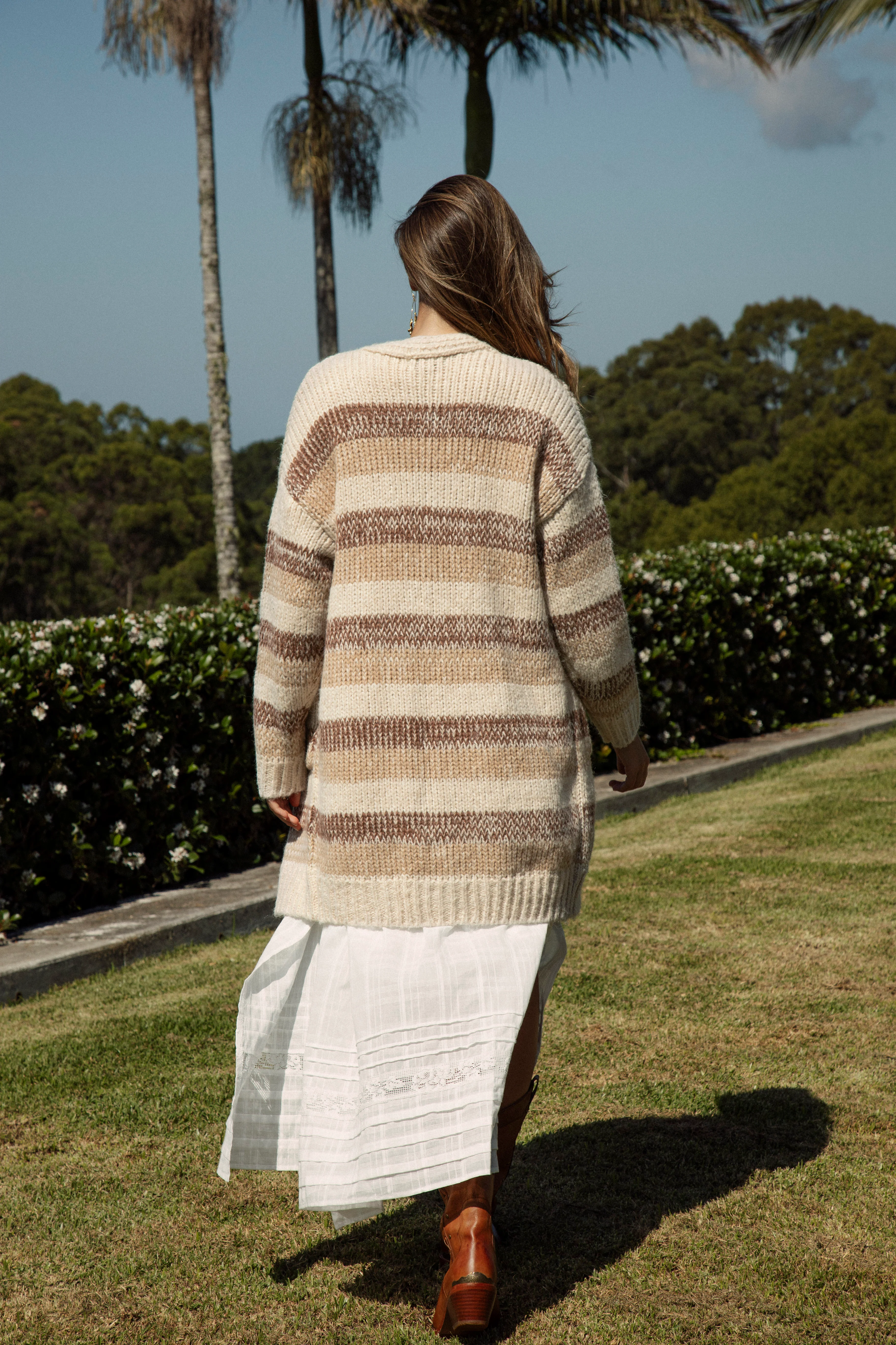 Fall Slouch Cardigan - Toffee - Image 3