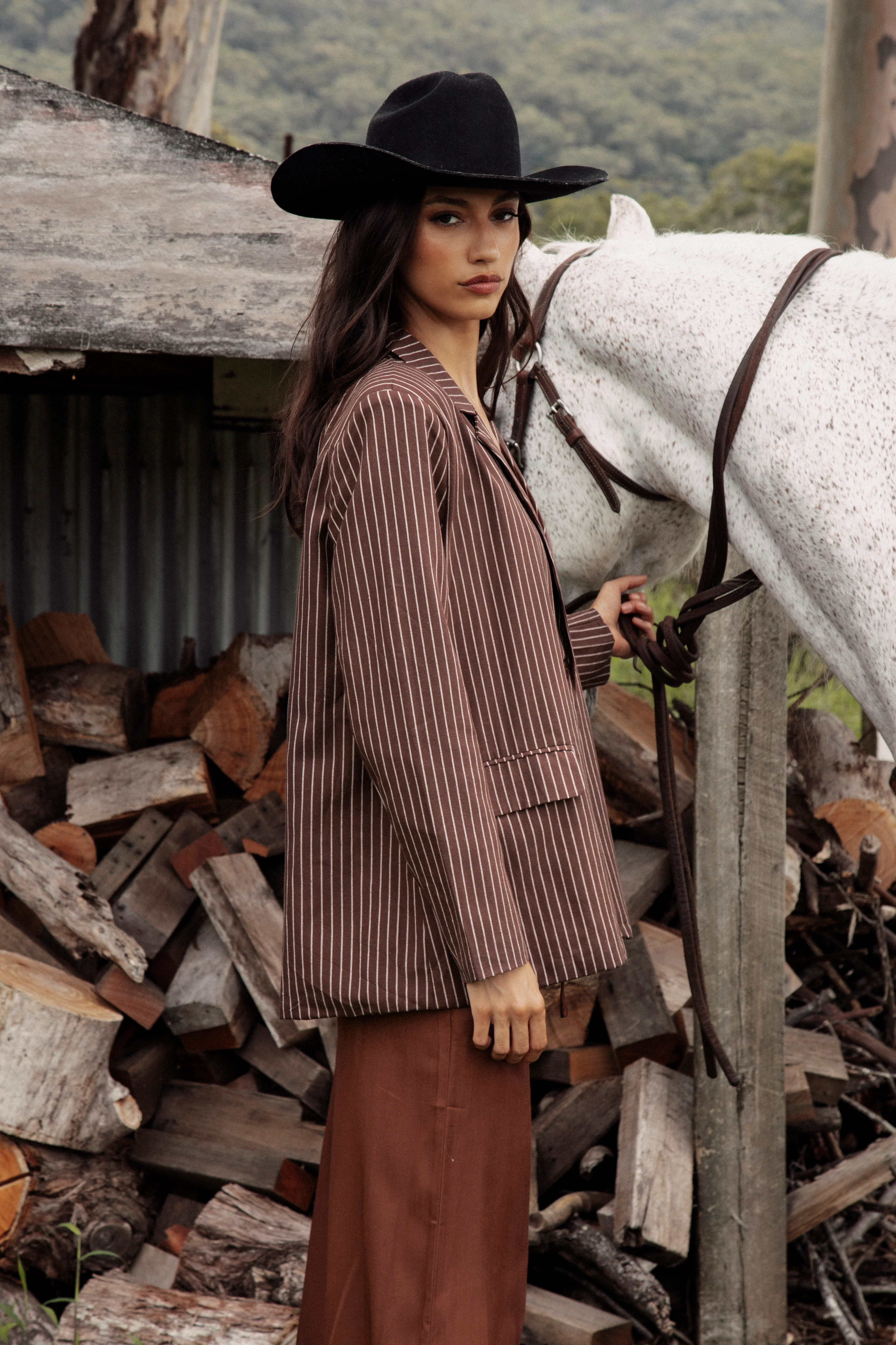 Fearless Pinstripe Blazer - Image 4
