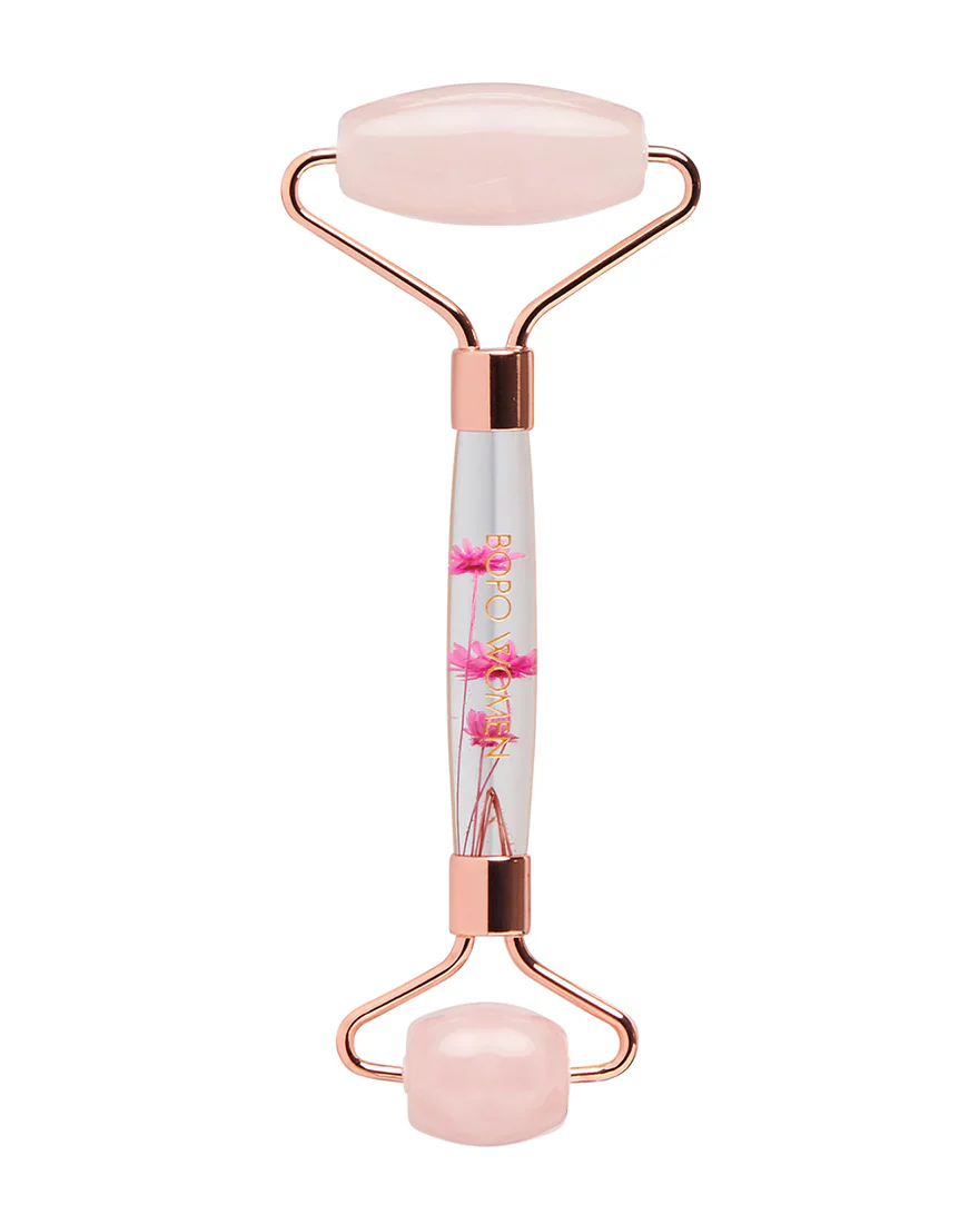Floral Quartz Facial Roller - Image 2