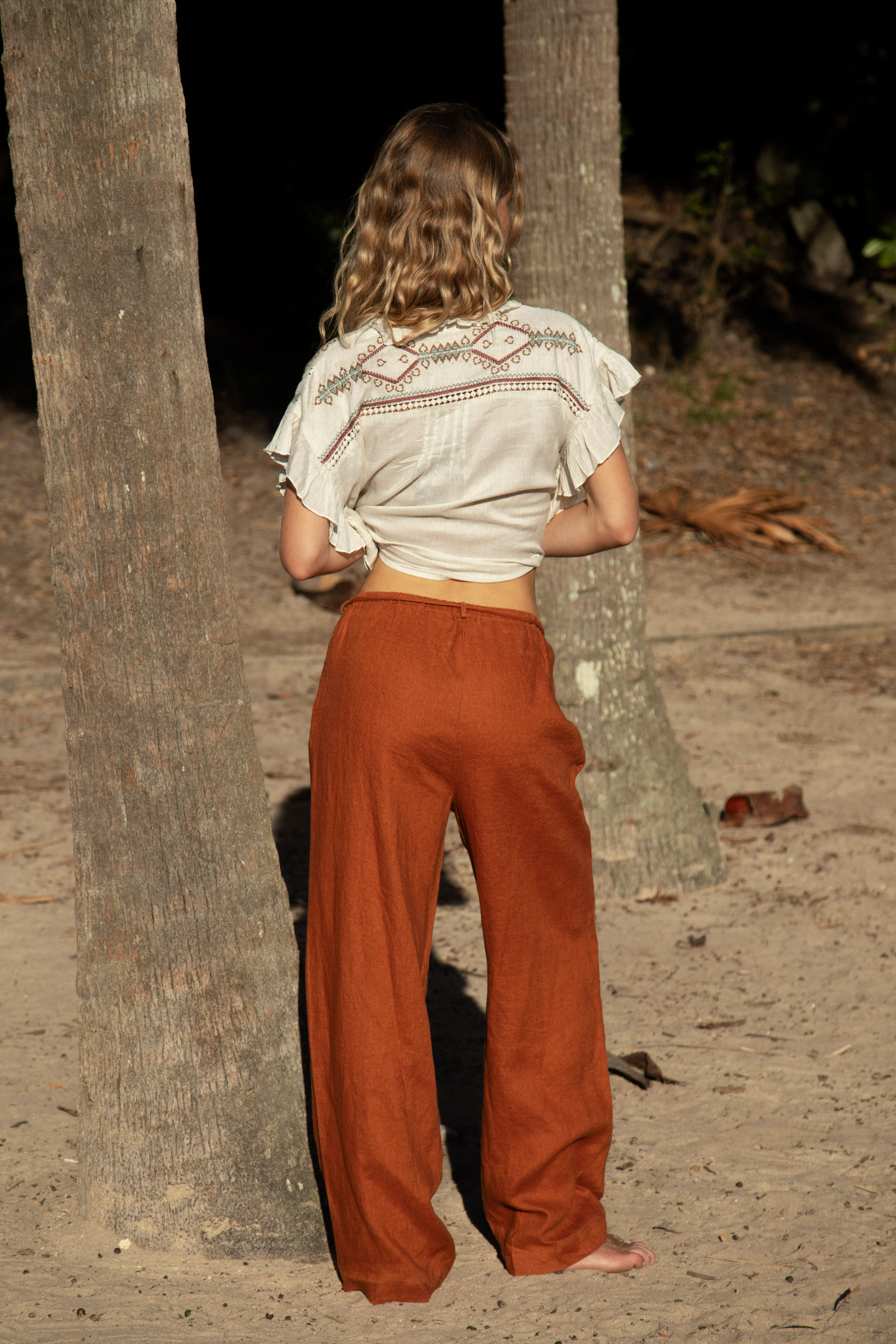 Gigi Pant - Terracotta - Image 5