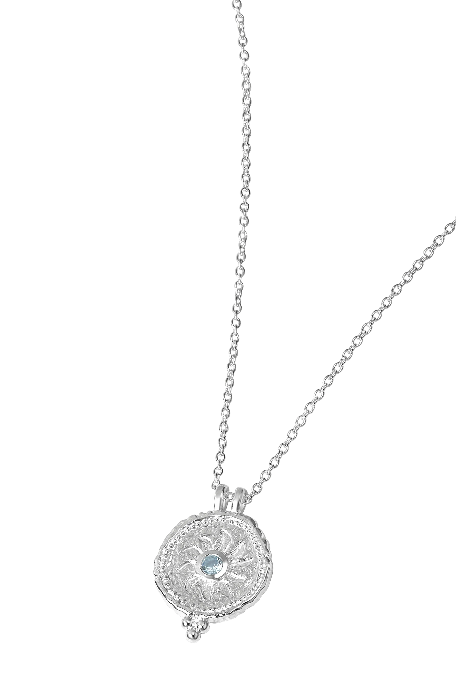 Helios Blue Topaz Necklace