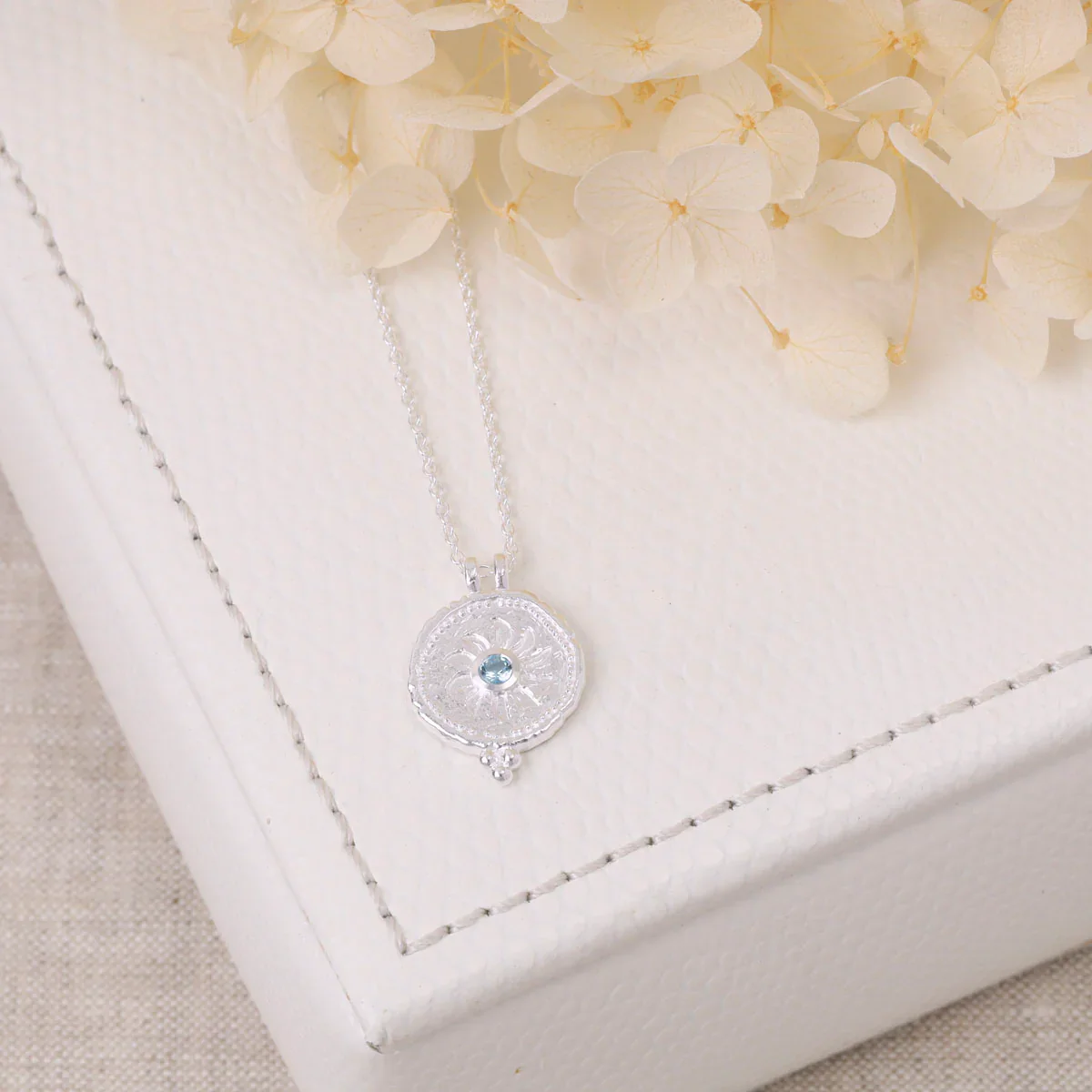 Helios Blue Topaz Necklace - Image 3