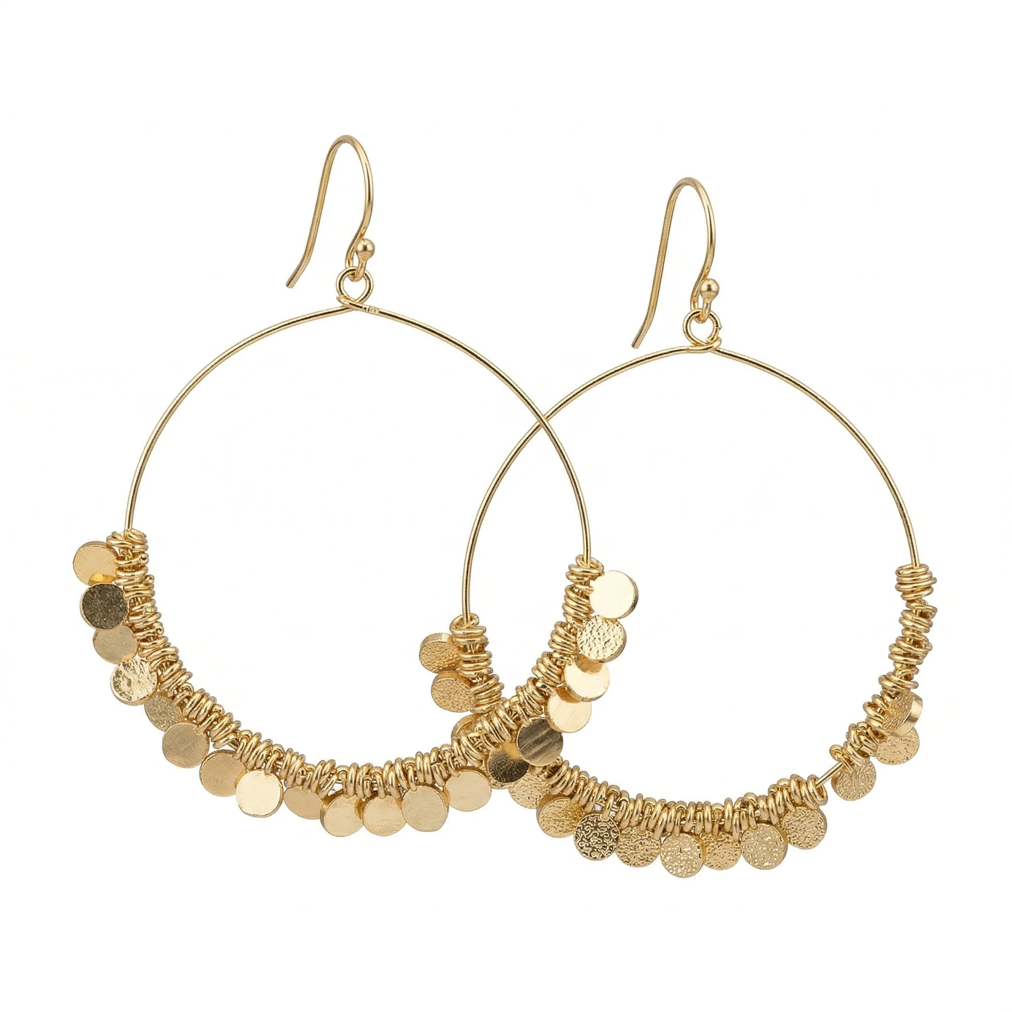 Hoop Earring Gold - Image 5