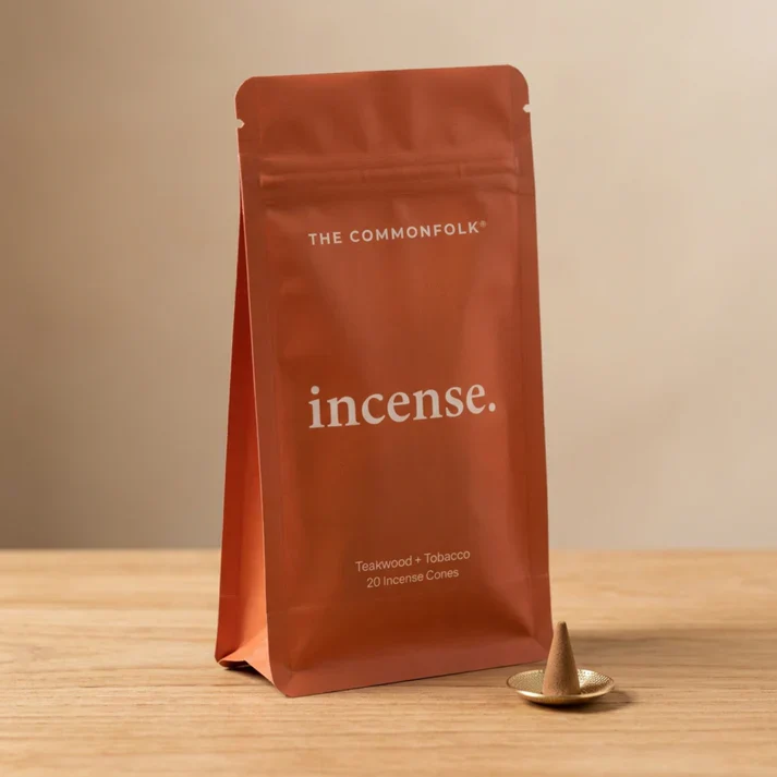 Incense Cones / India - Teakwood + Tobacco
