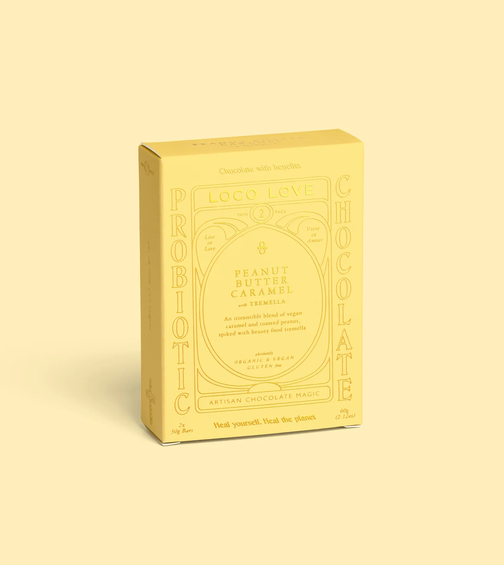 Loco Love Chocolate Twin Pack - Peanut Butter Caramel