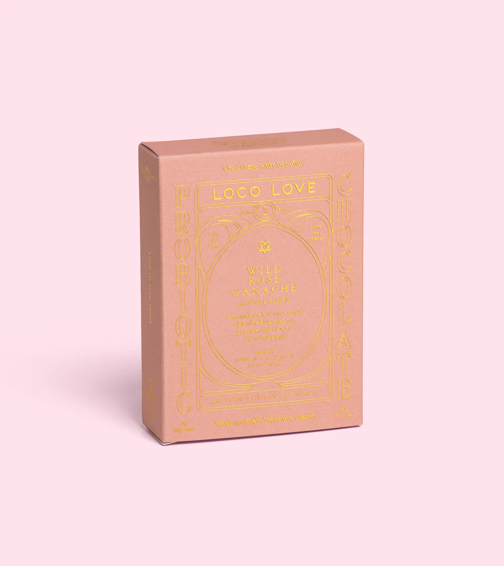 Loco Love Chocolate Twin Pack - Wild Rose Ganache