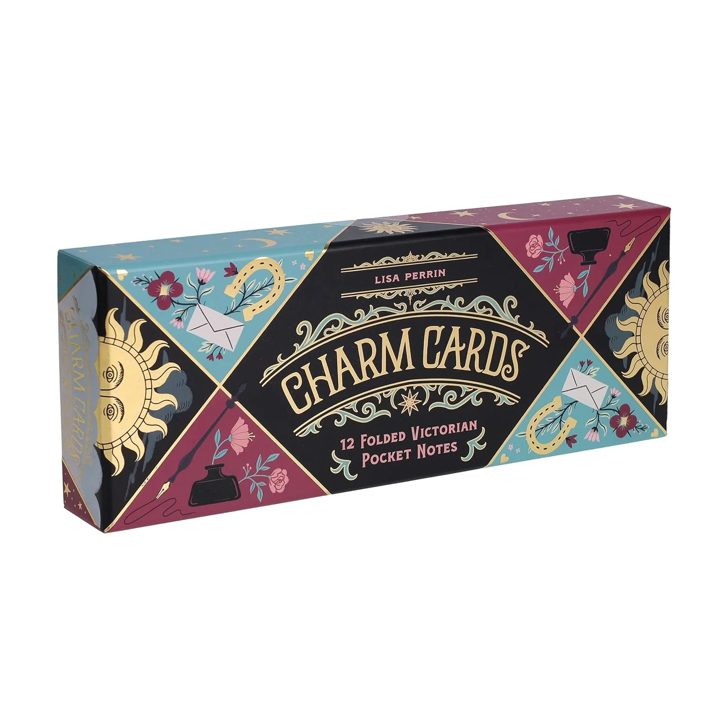 Luck, Love & Dreams Charm Cards: 12 Folded Victorian Pocket Notes