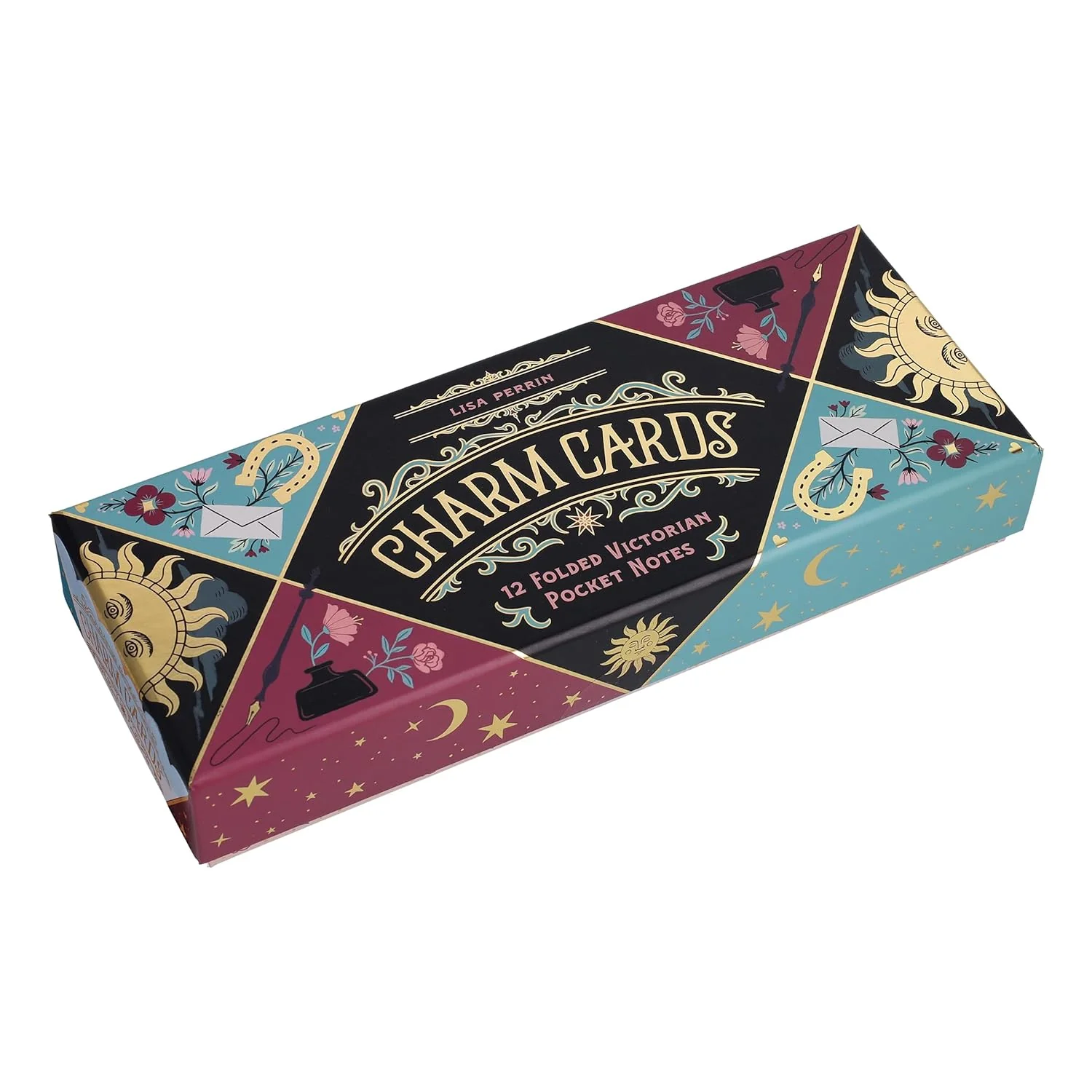 Luck, Love & Dreams Charm Cards: 12 Folded Victorian Pocket Notes - Image 2