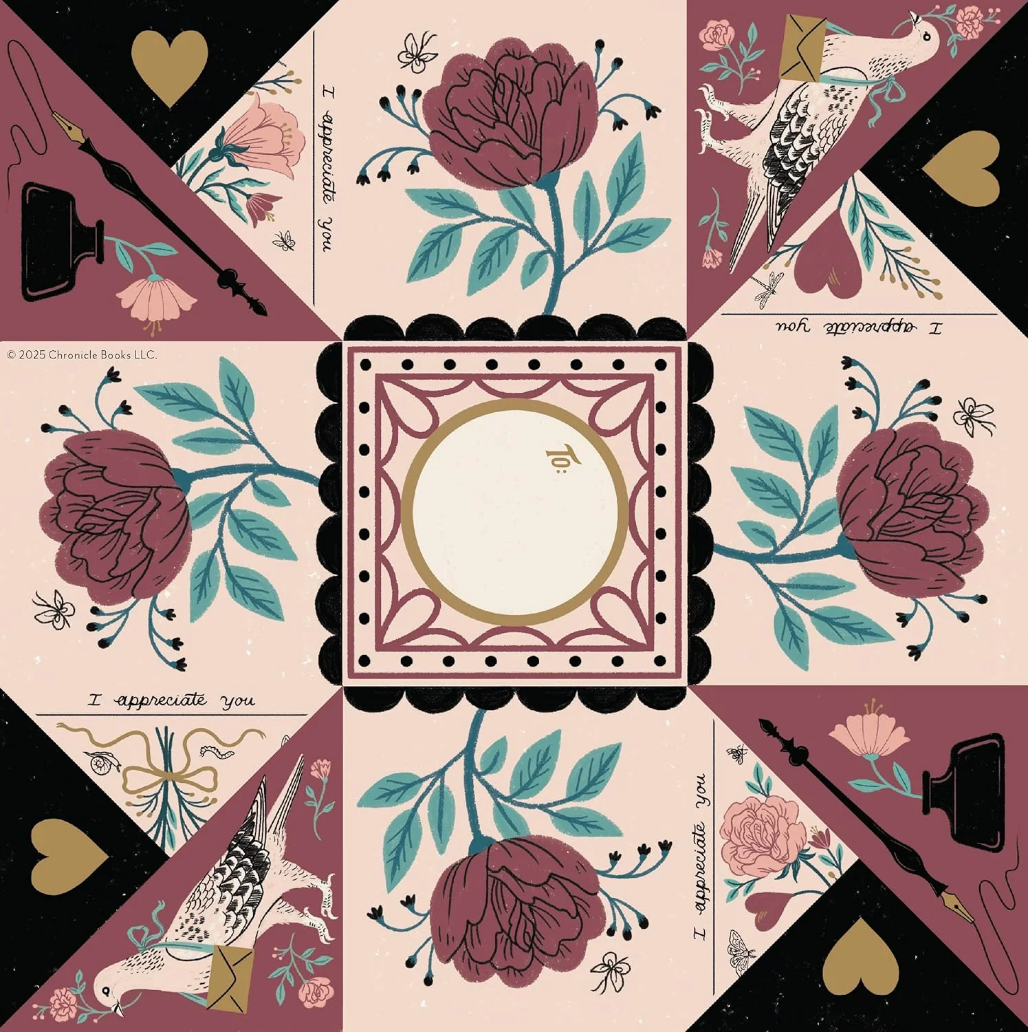 Luck, Love & Dreams Charm Cards: 12 Folded Victorian Pocket Notes - Image 8