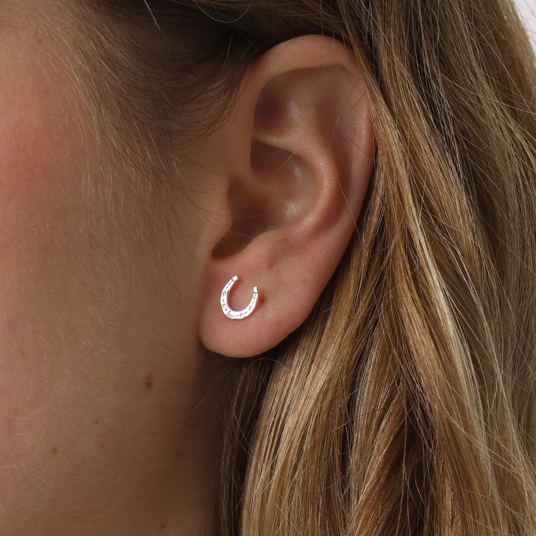 Lucky Horseshoe Studs - Image 2