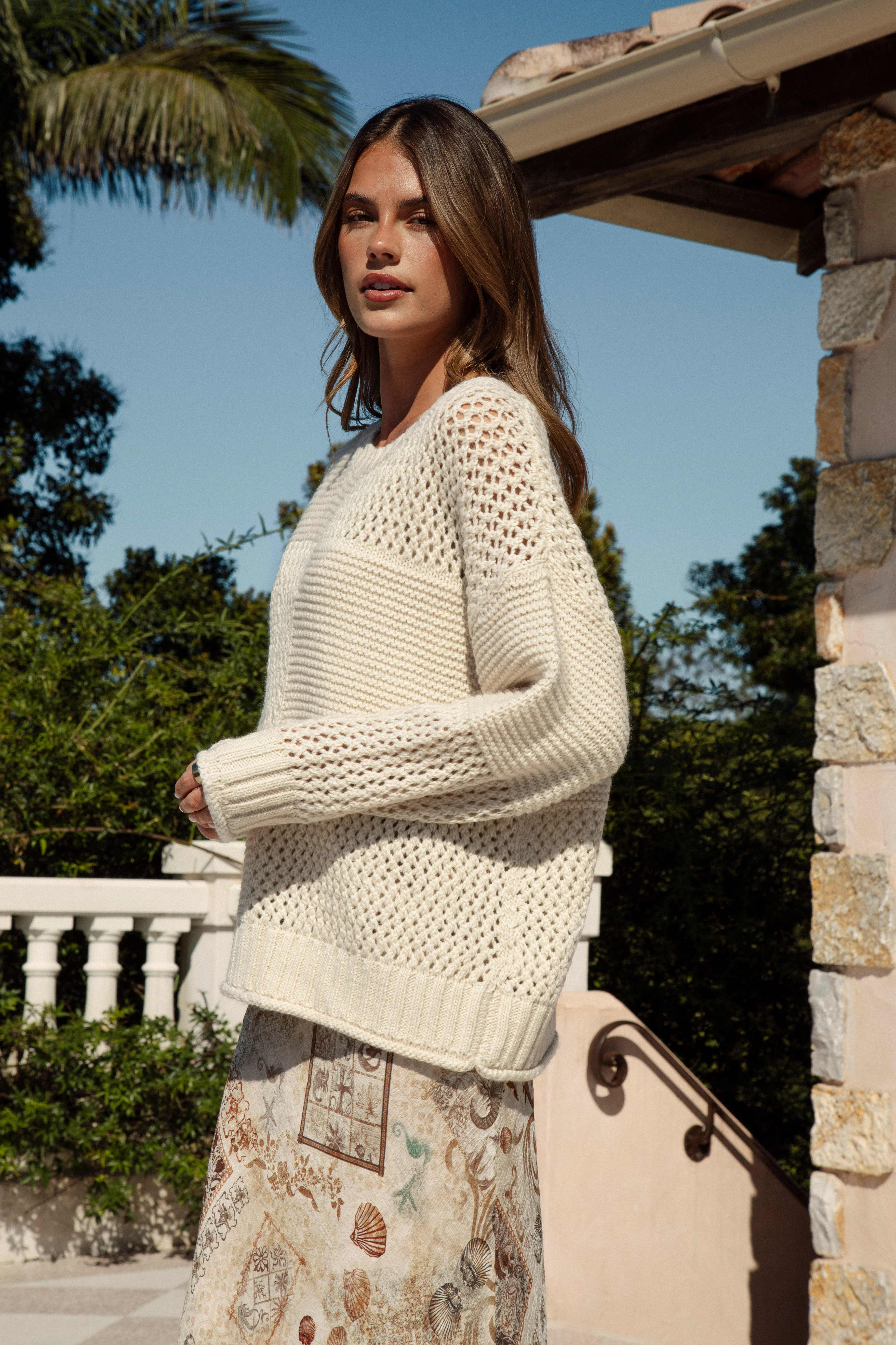Luna Sweater - Cream - Image 3
