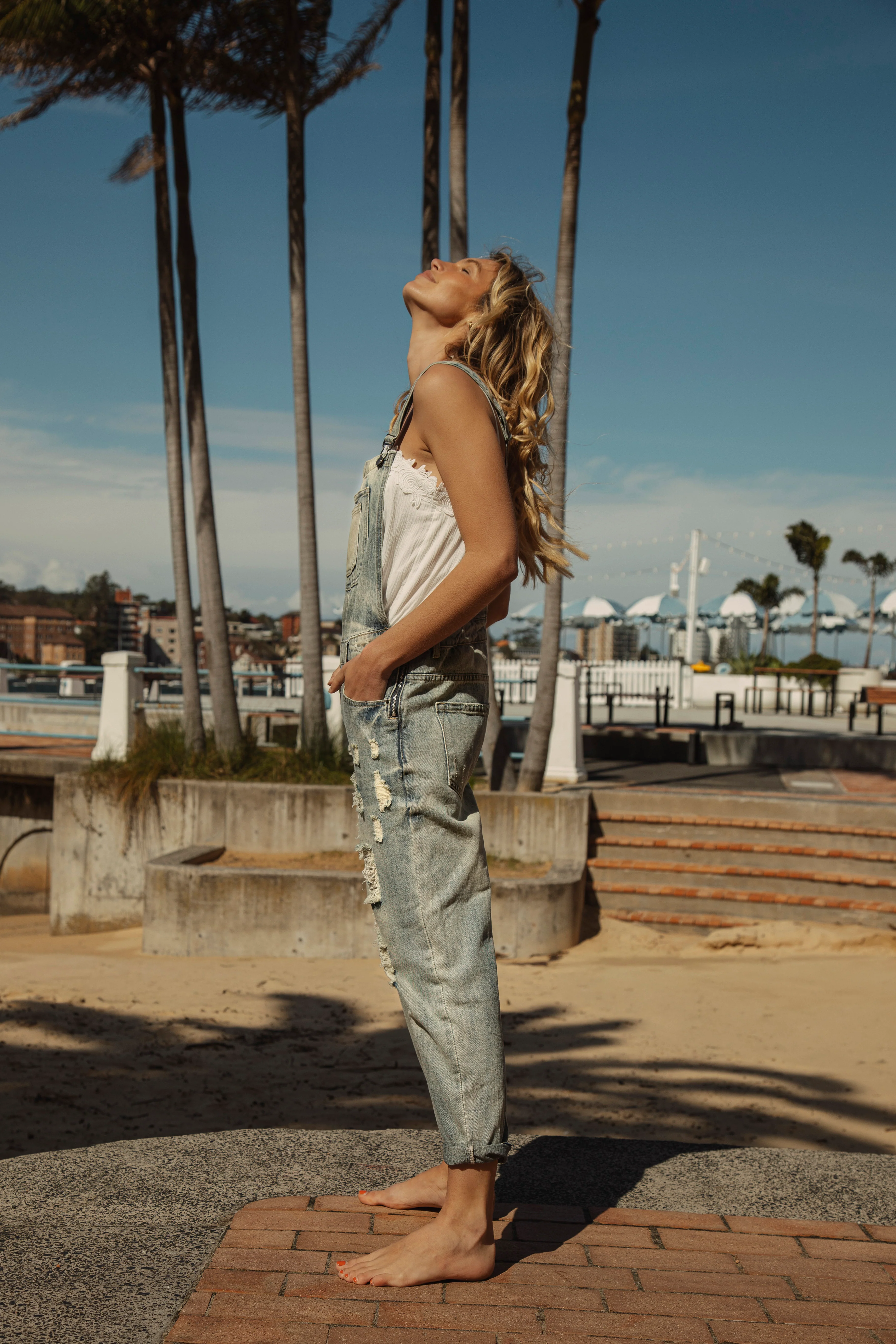 Maddie Overalls - Vintage Denim - Image 3