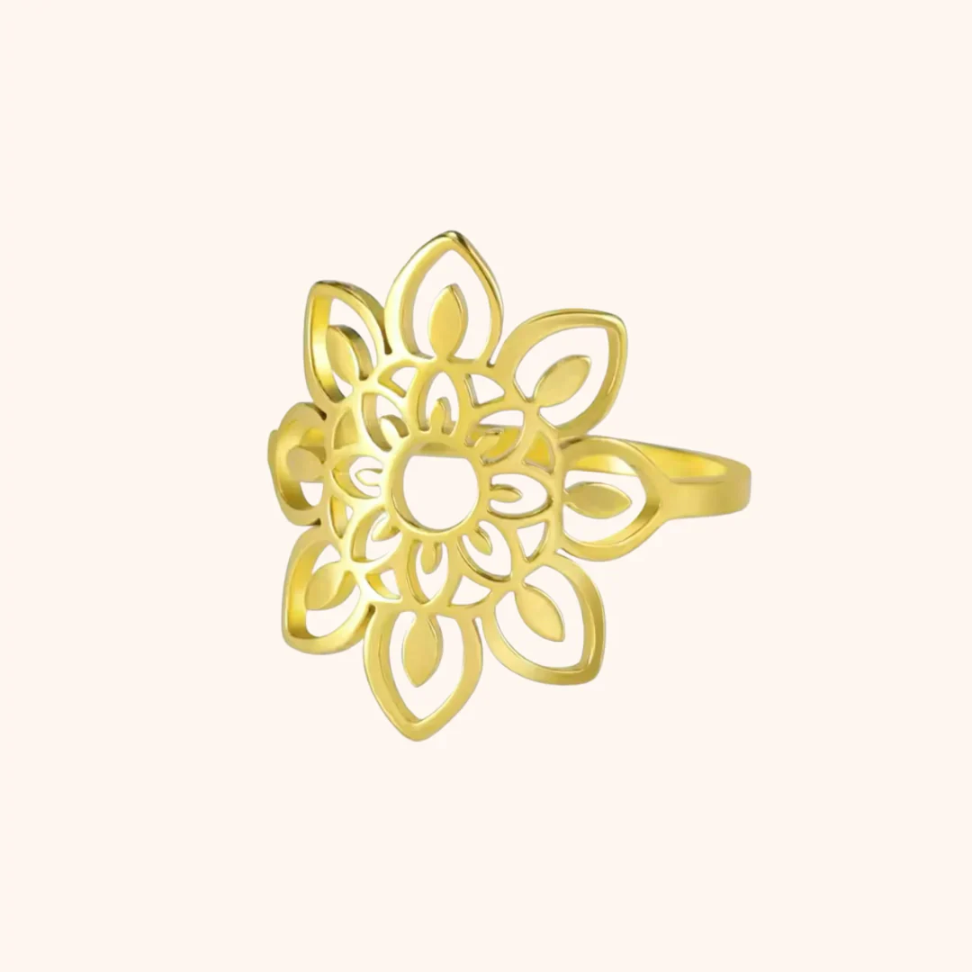 Mandala Bloom Ring