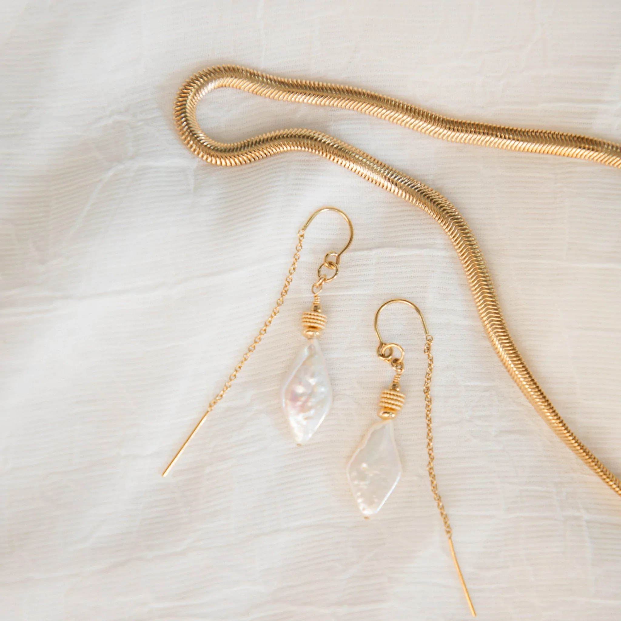 Maya Earrings - Gold - Image 2