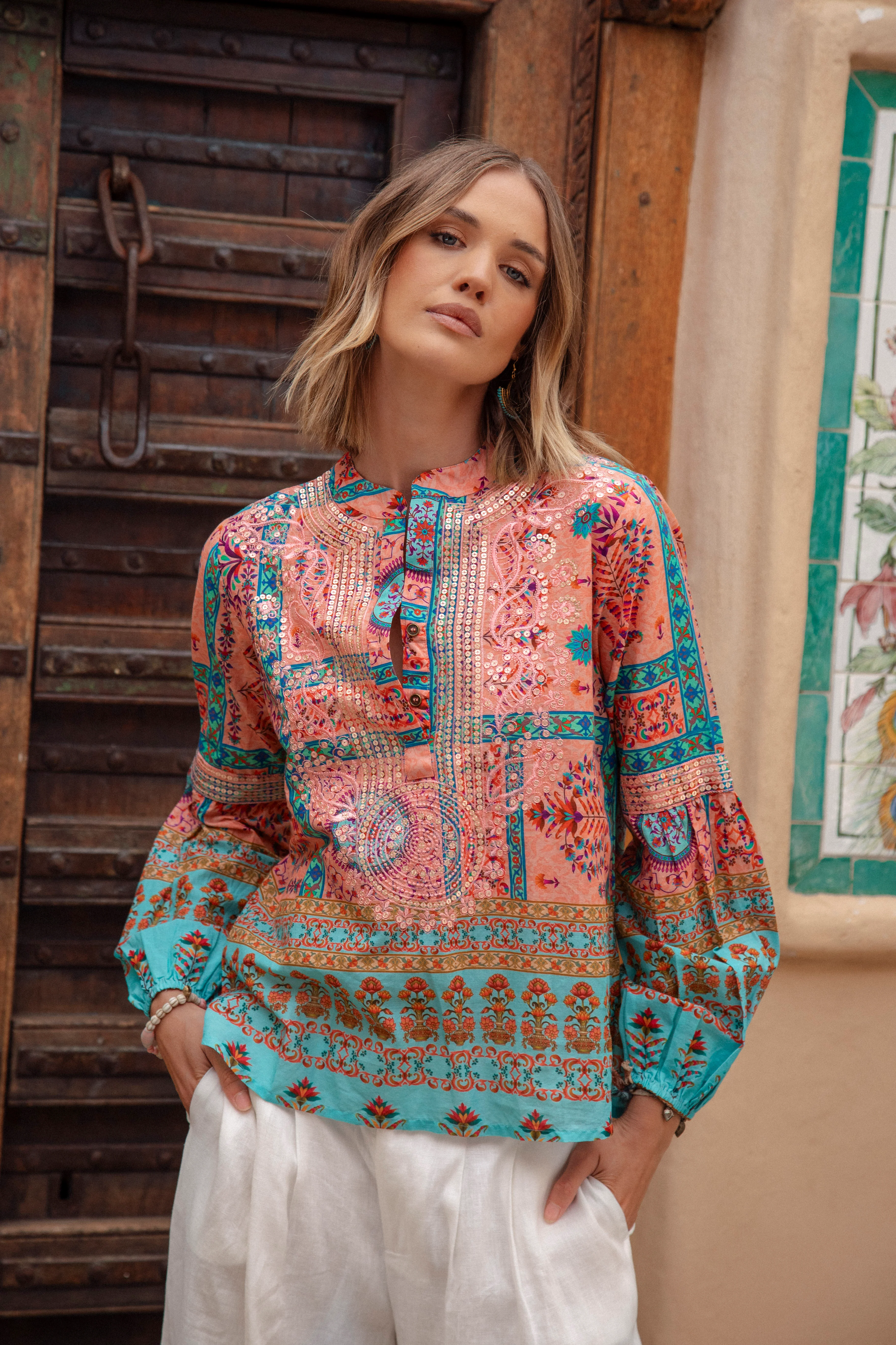 Moonshine Shirt - Teal - Image 5